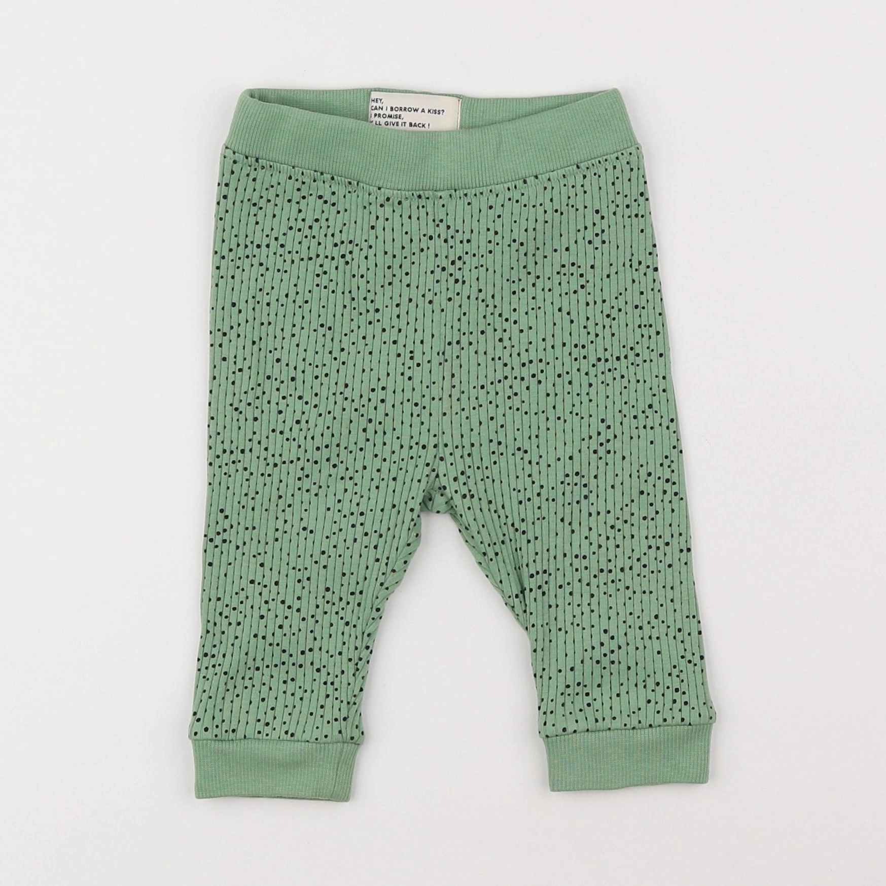 Piupiuchick - legging vert - 12 mois