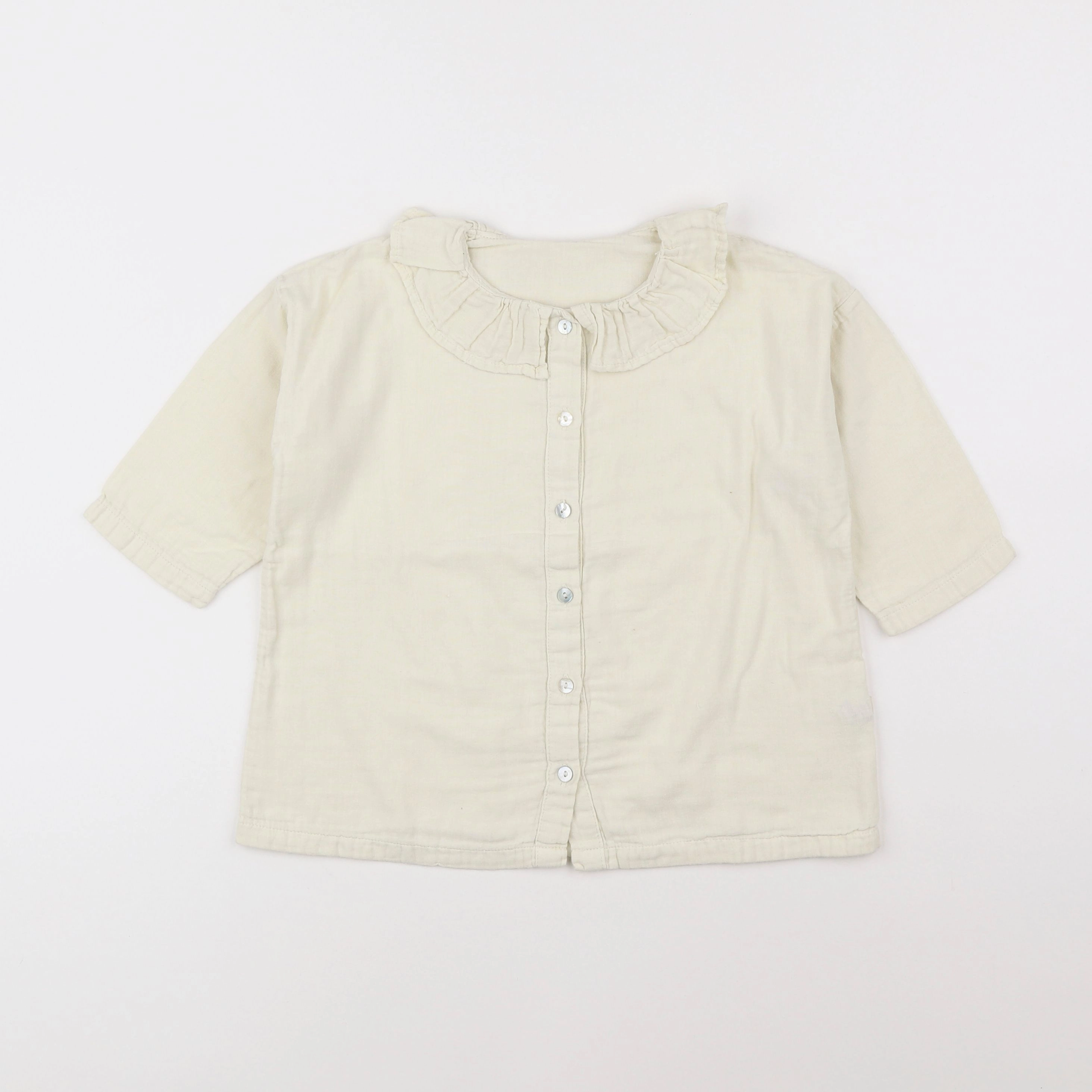 Poudre Organic - blouse blanc - 4 ans