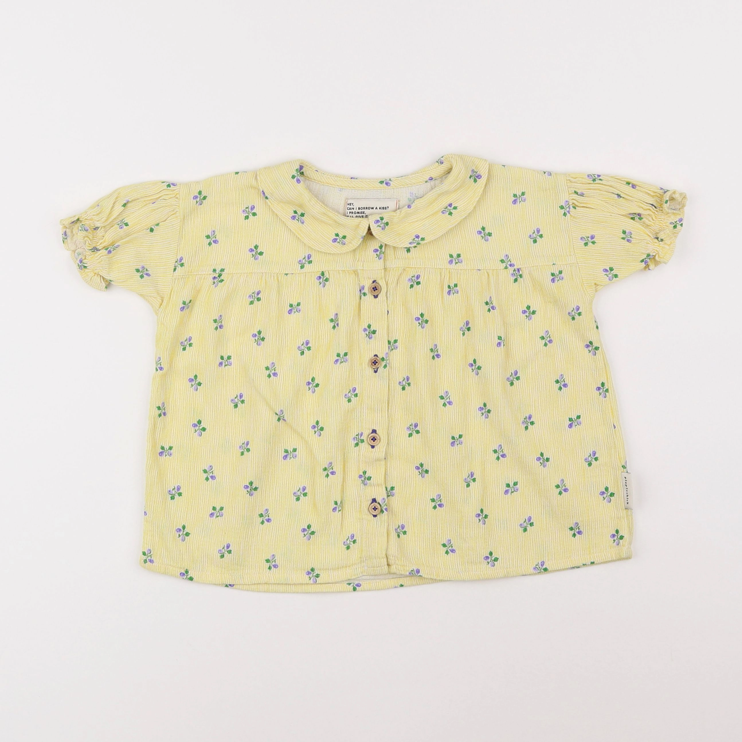 Piupiuchick - blouse jaune - 4 ans