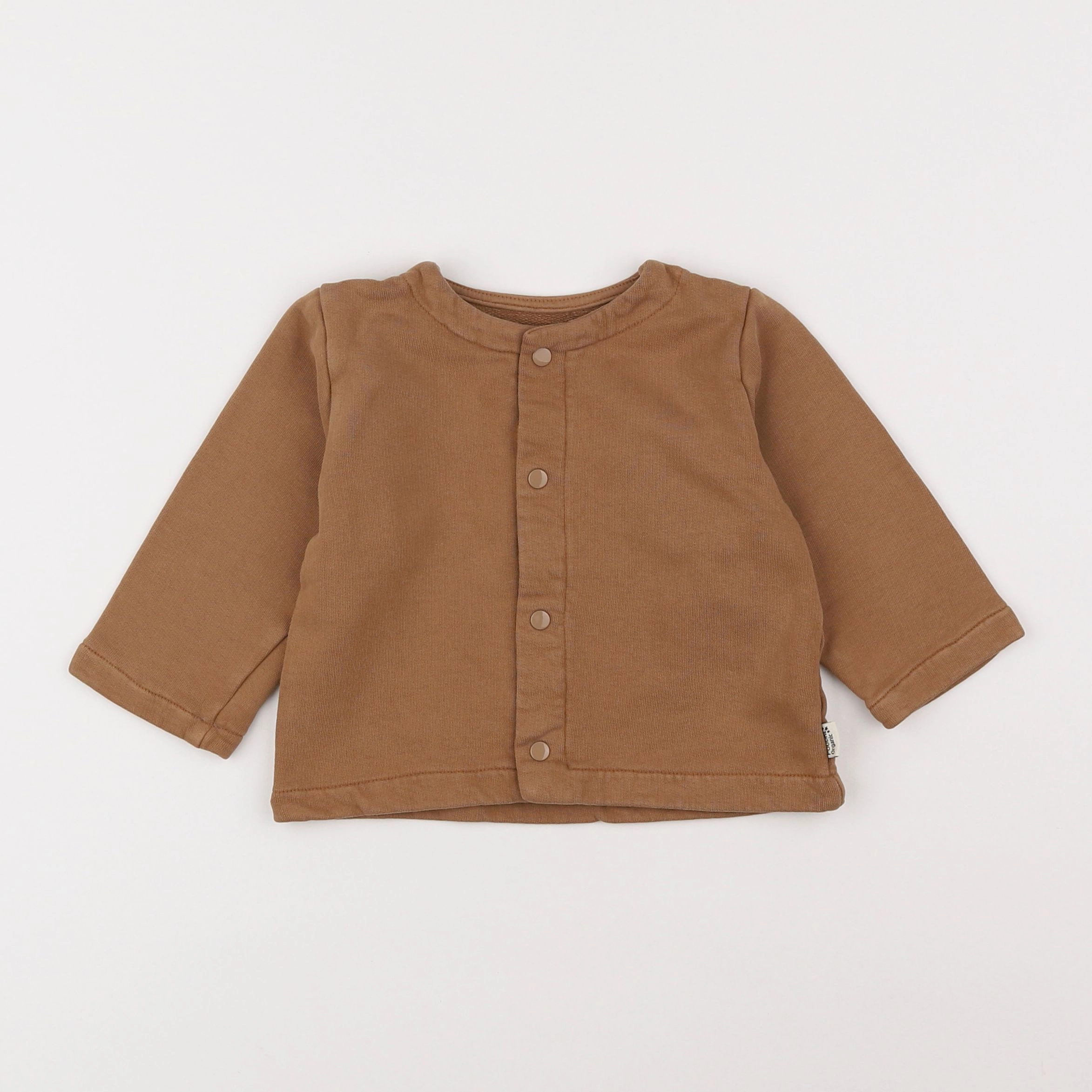 Poudre Organic - sweat marron - 12 mois