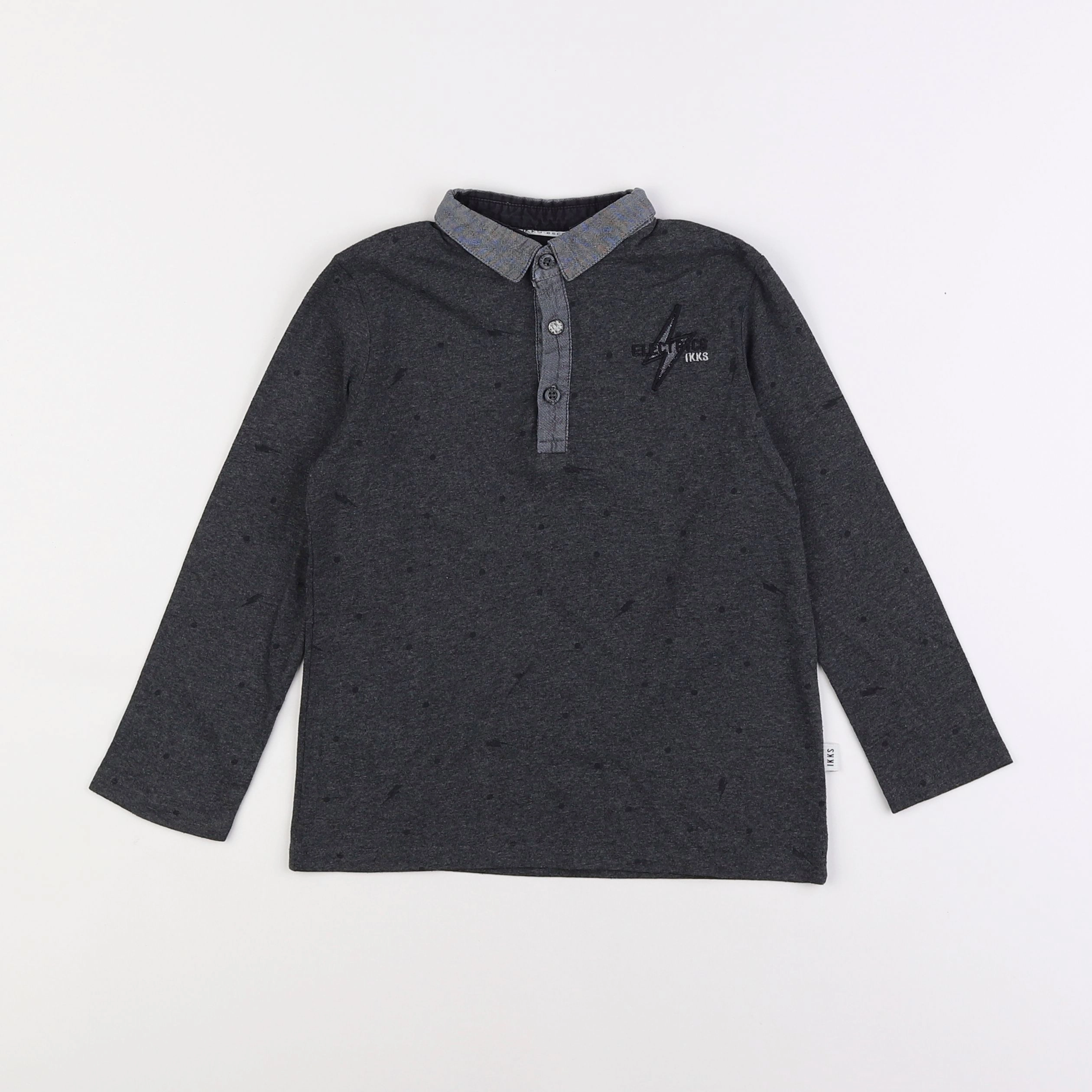 IKKS - polo gris - 4 ans