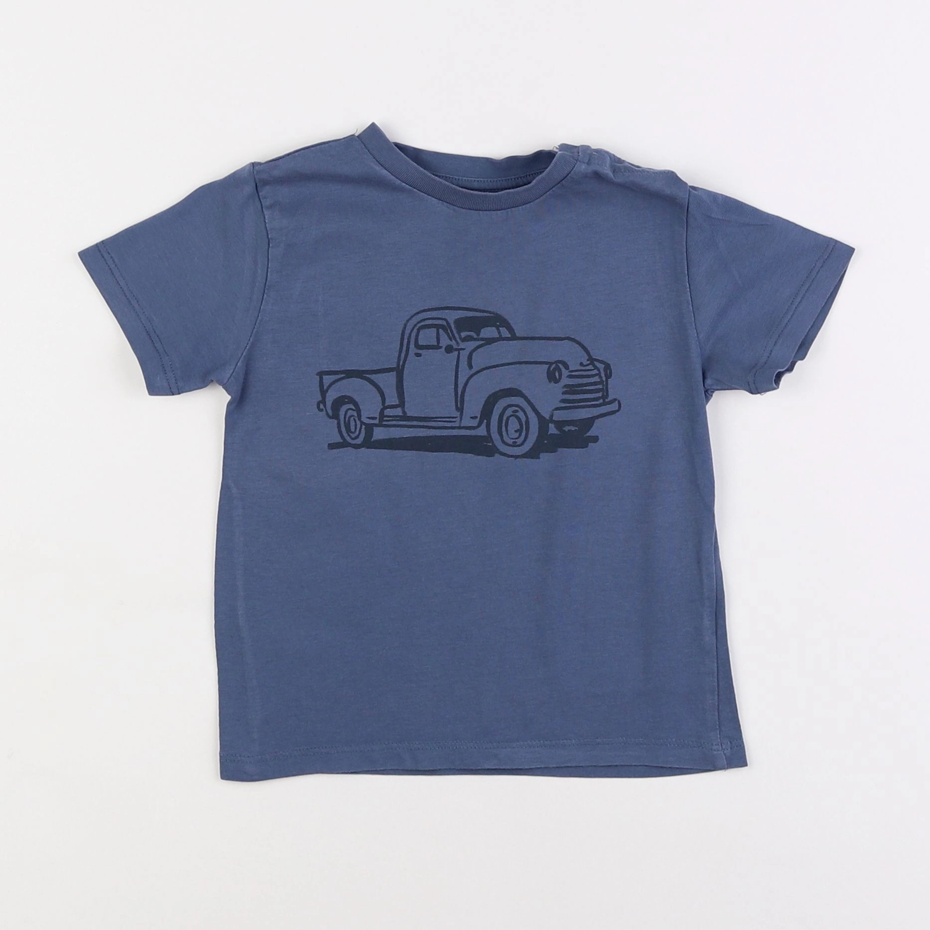 Boutchou - tee-shirt bleu - 2 ans