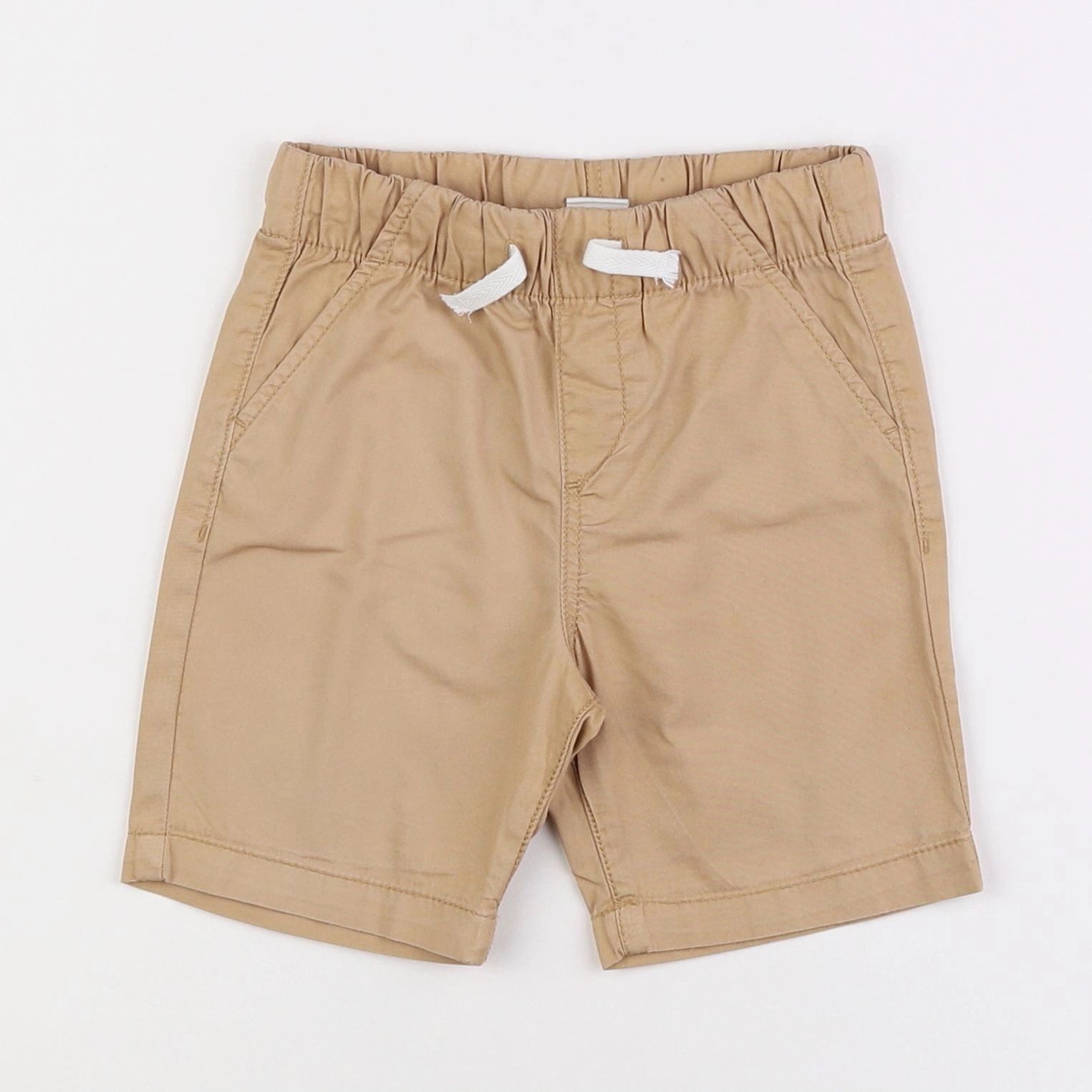 H&M - short beige - 12/18 mois