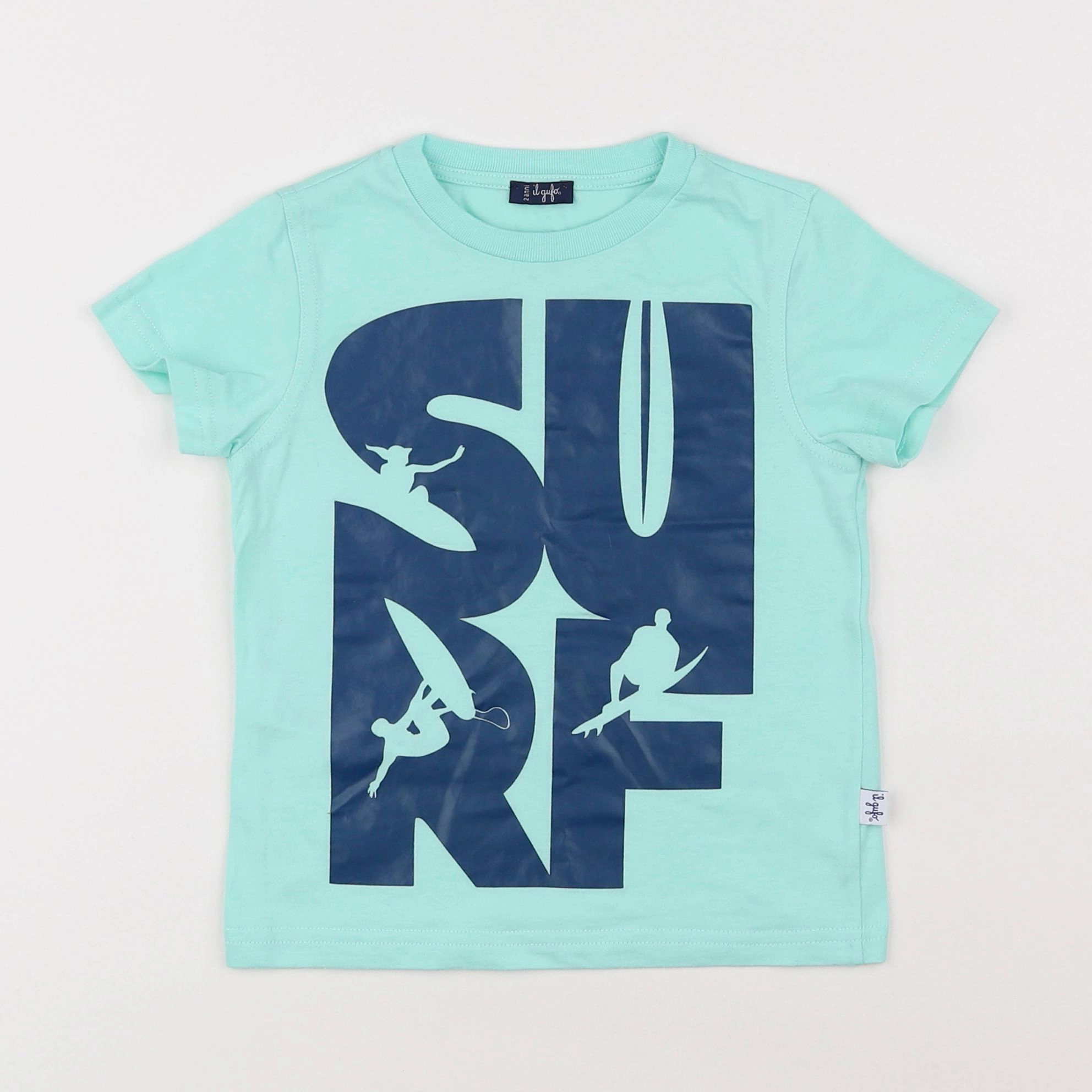 Il Gufo - tee-shirt bleu - 2 ans