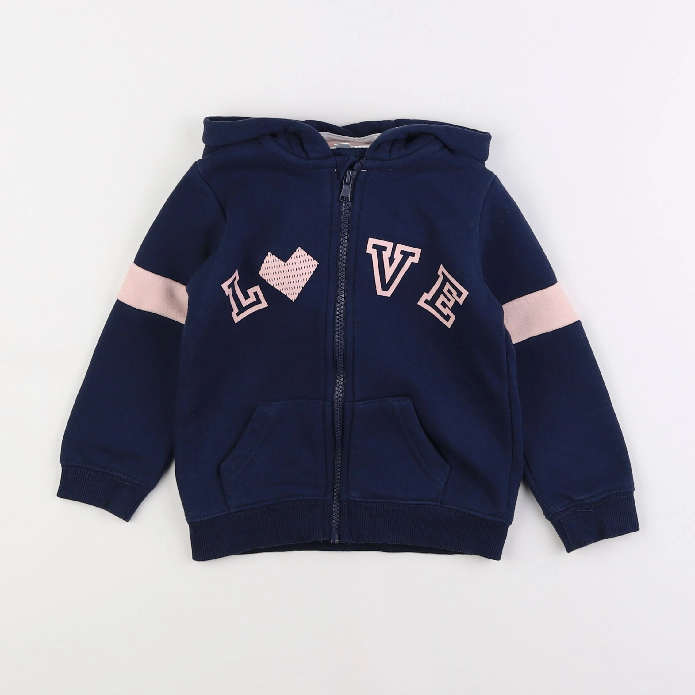 Vertbaudet - sweat bleu - 4 ans