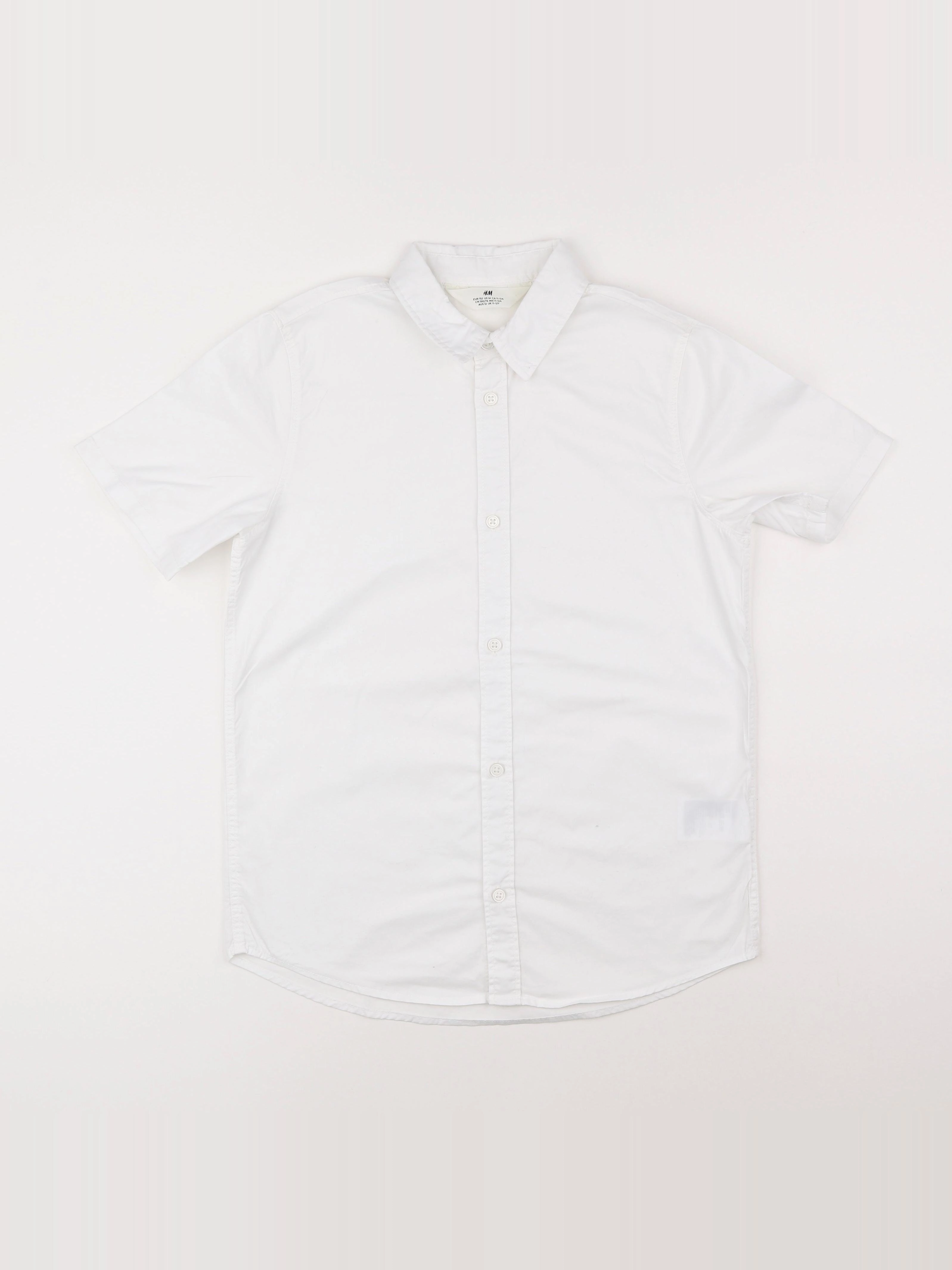 H&M - chemise blanc - 11/12 ans