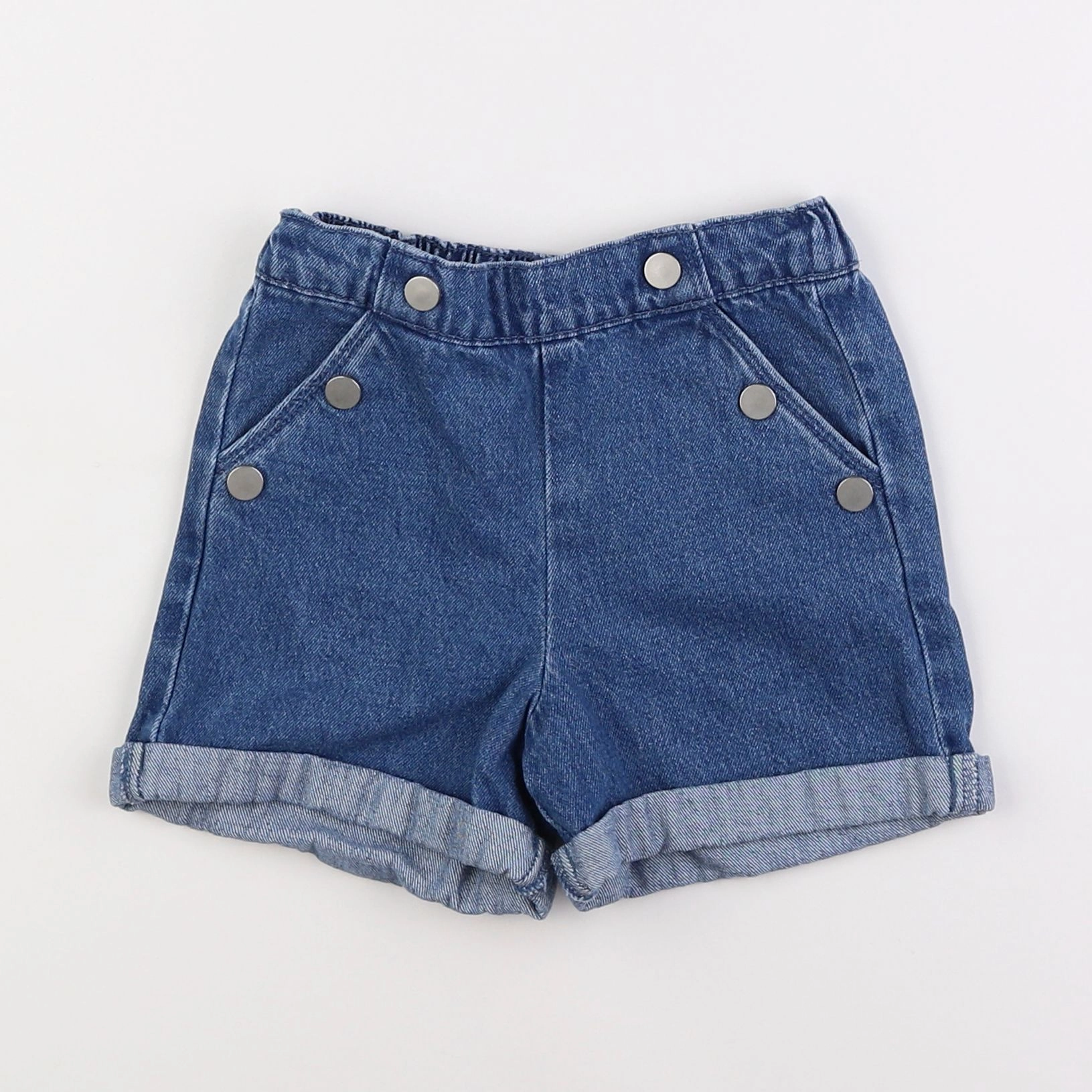 Vertbaudet - short bleu - 4 ans