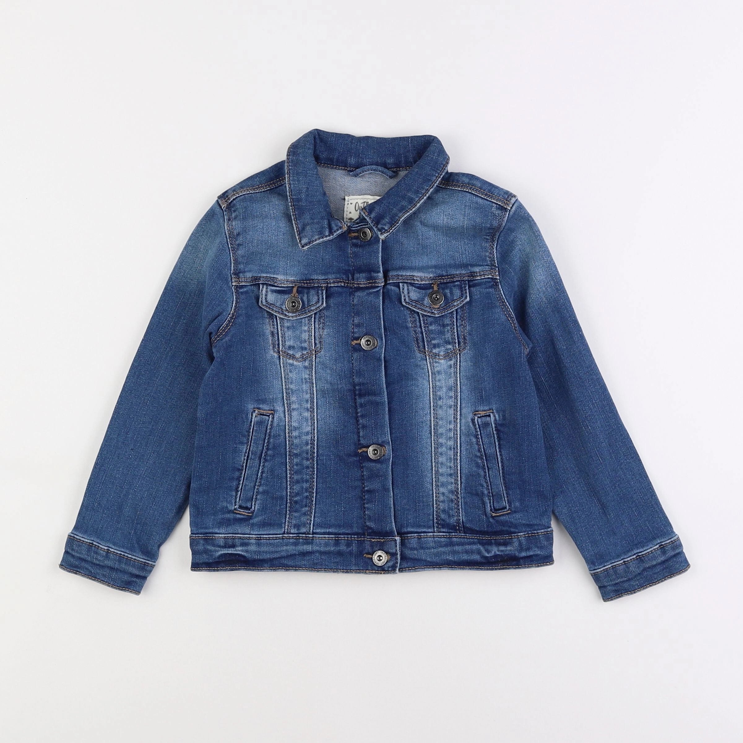 Vertbaudet - veste bleu - 4 ans