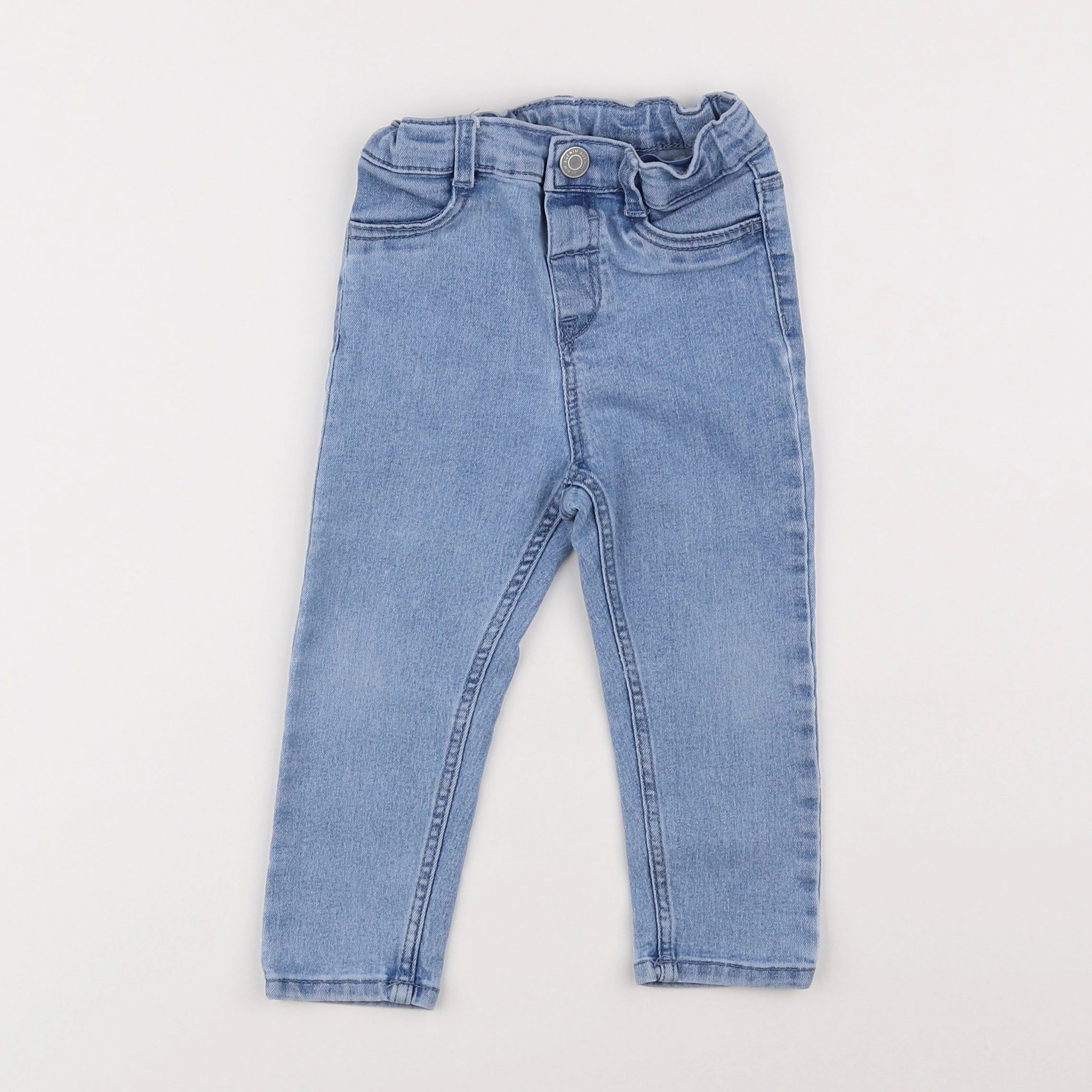 H&M - jean bleu - 12/18 mois