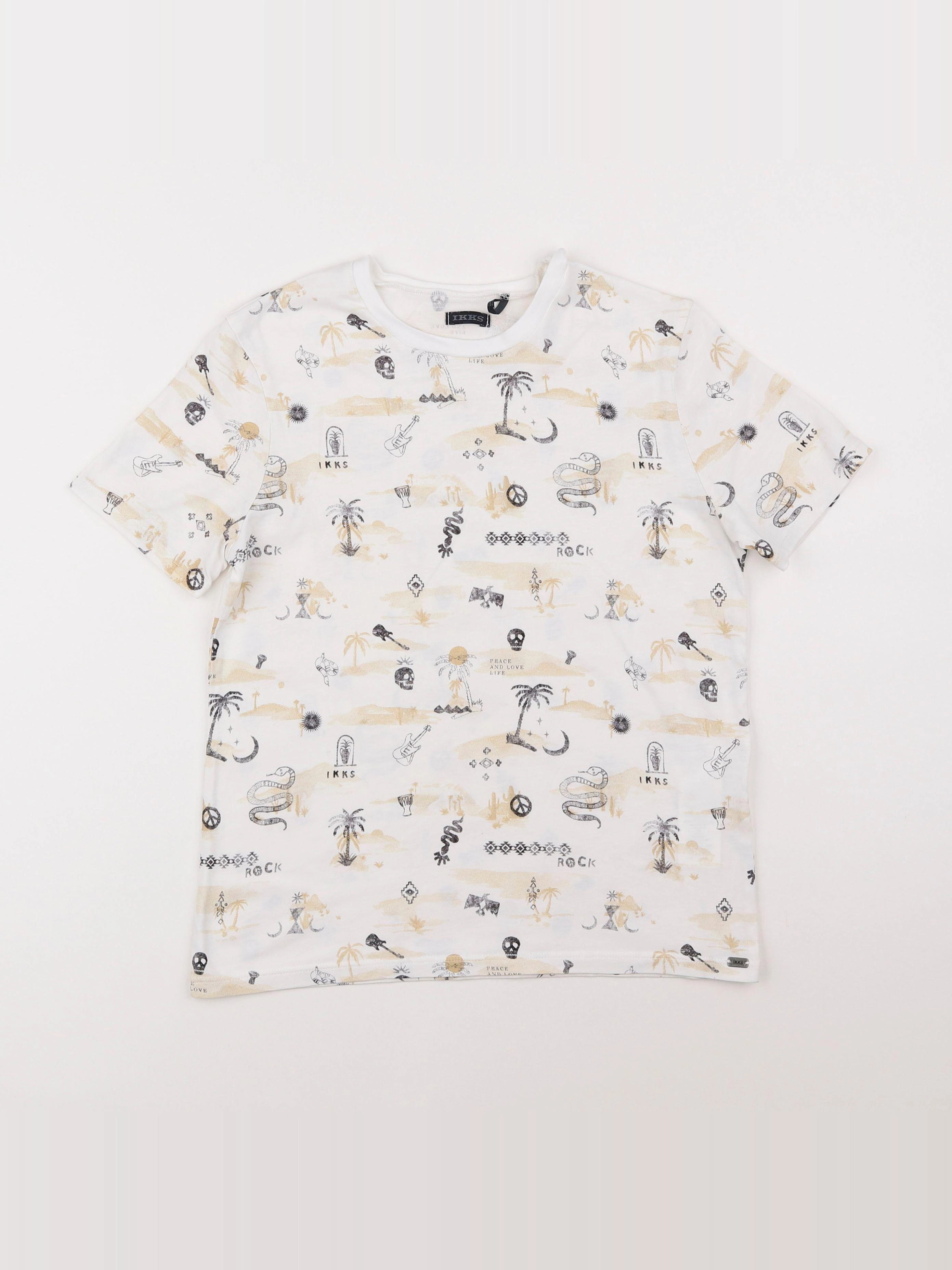 IKKS - tee-shirt multicolore - 12 ans