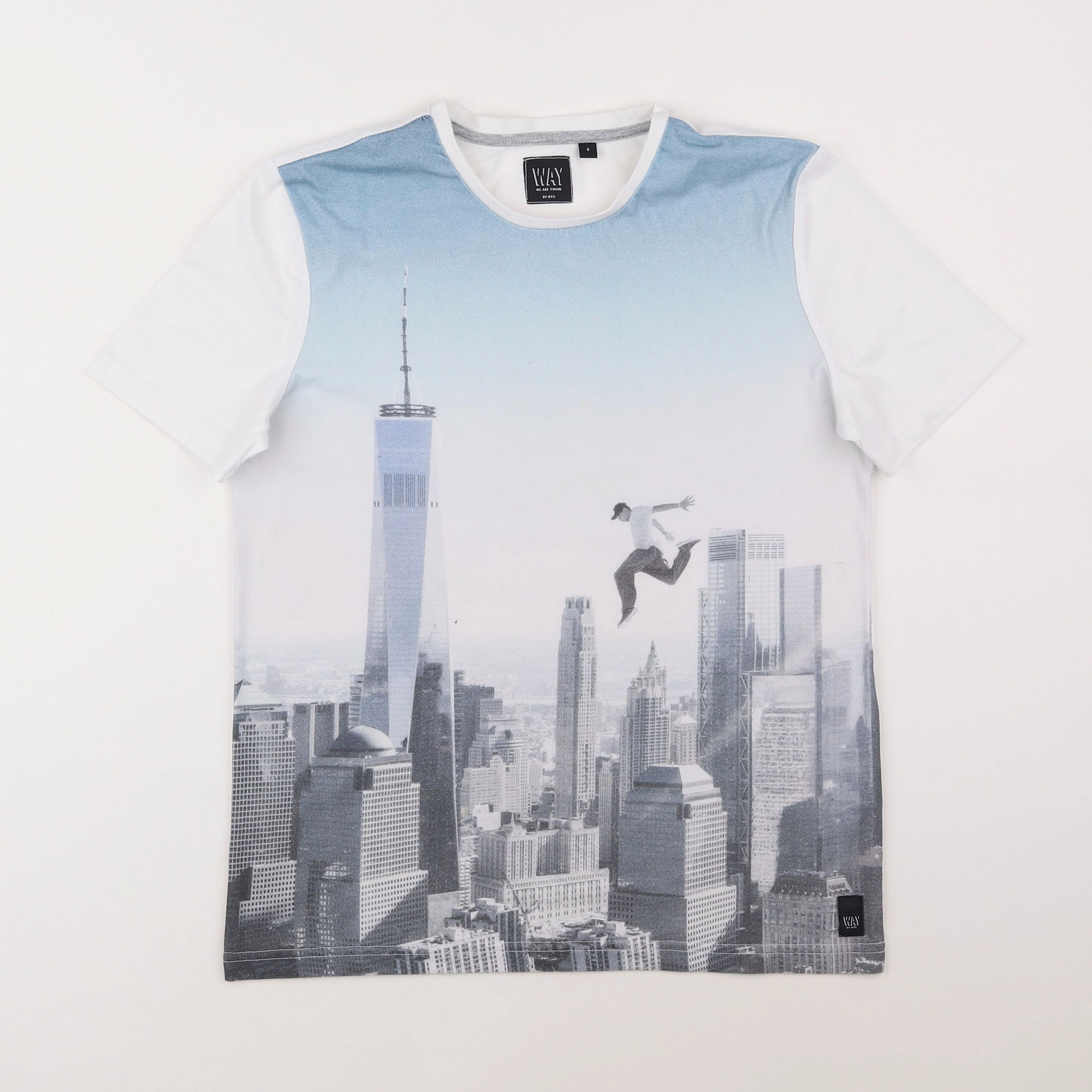 IKKS - tee-shirt bleu - 14 ans