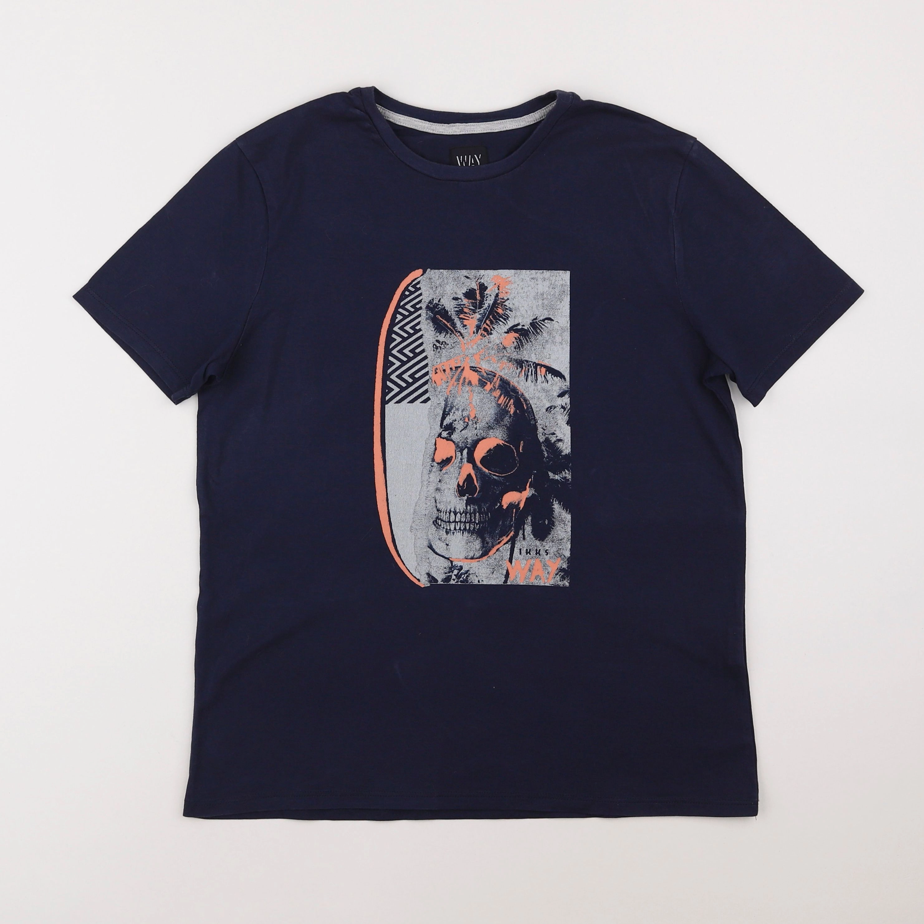 IKKS - tee-shirt bleu - 14 ans