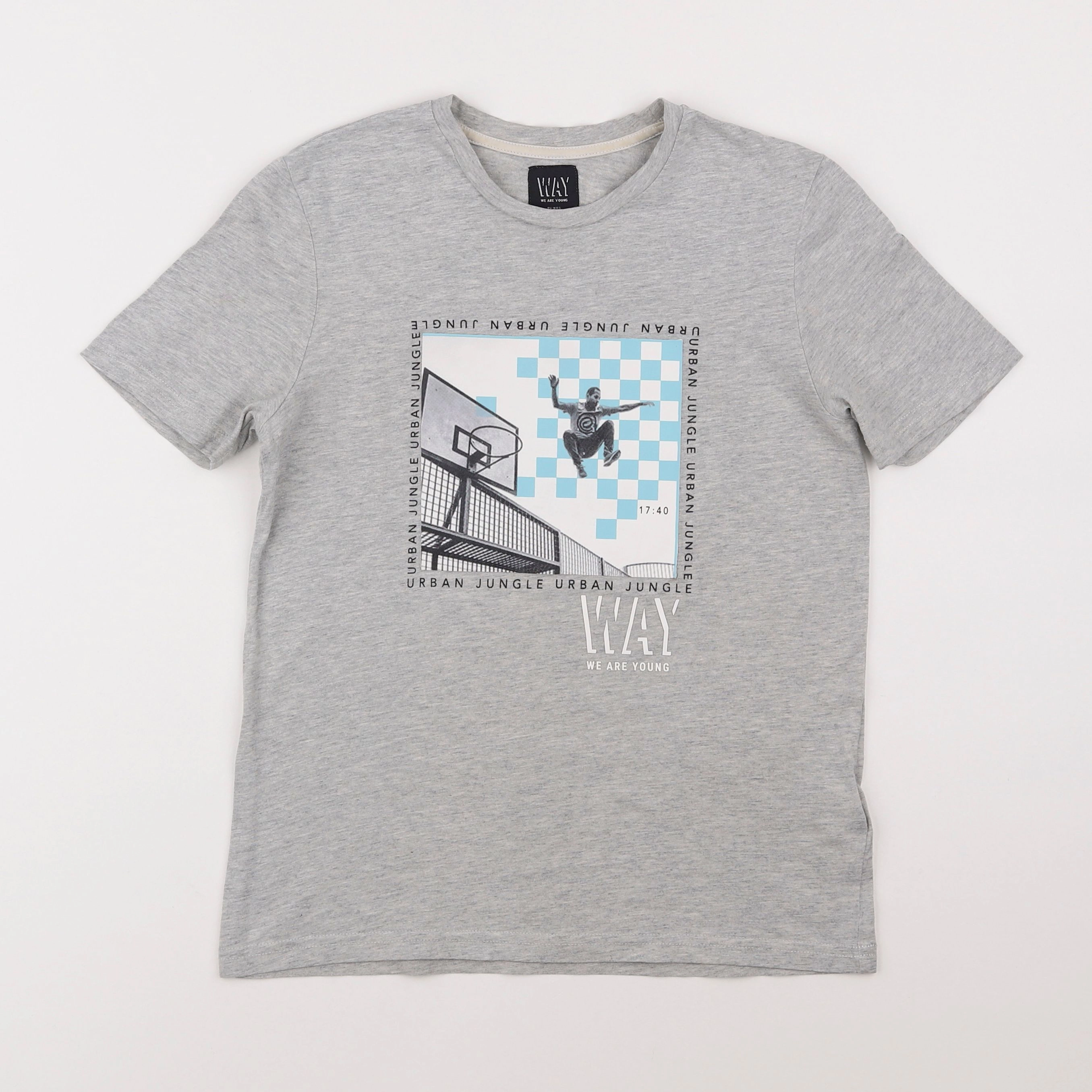 IKKS - tee-shirt gris - 12 ans