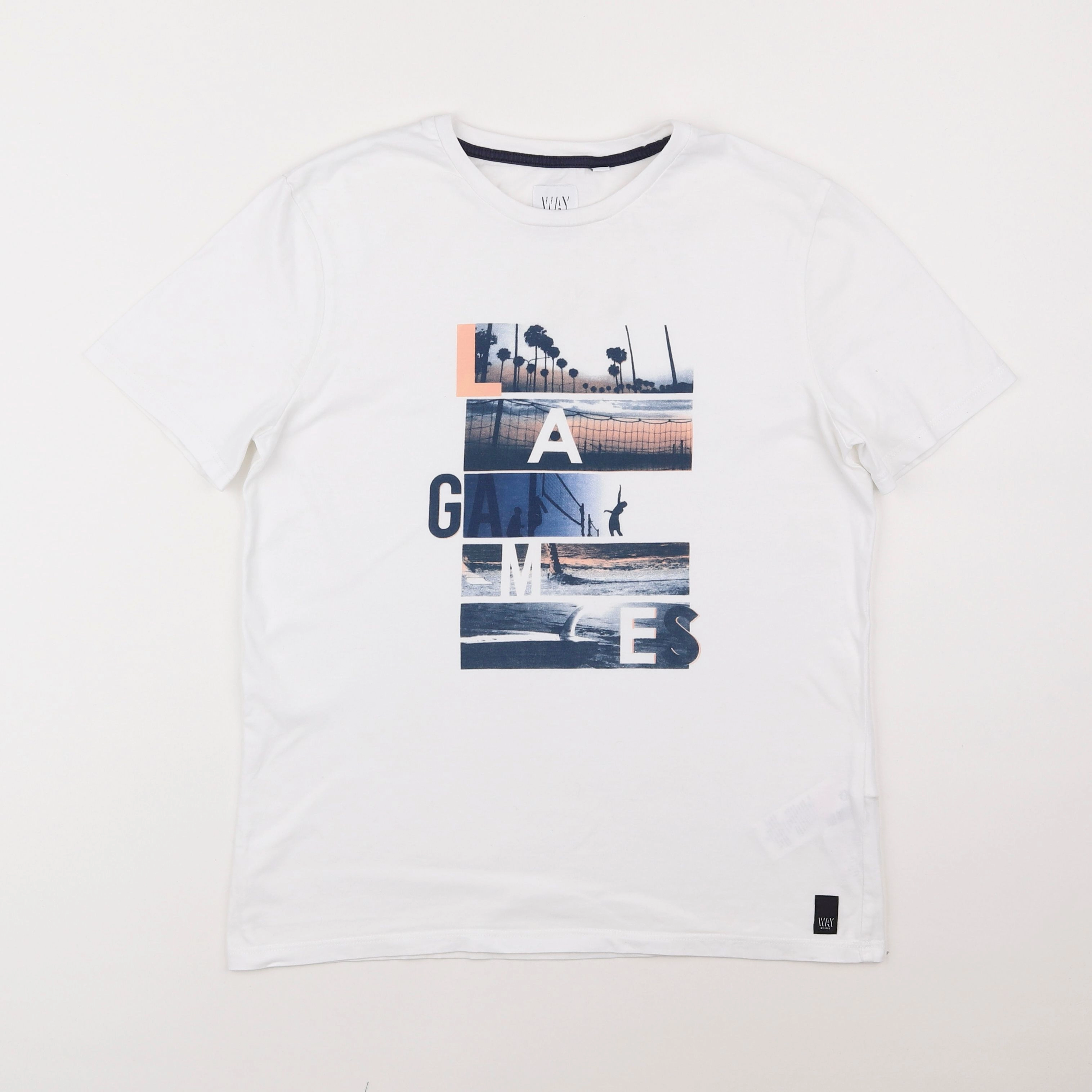 IKKS - tee-shirt blanc - 14 ans