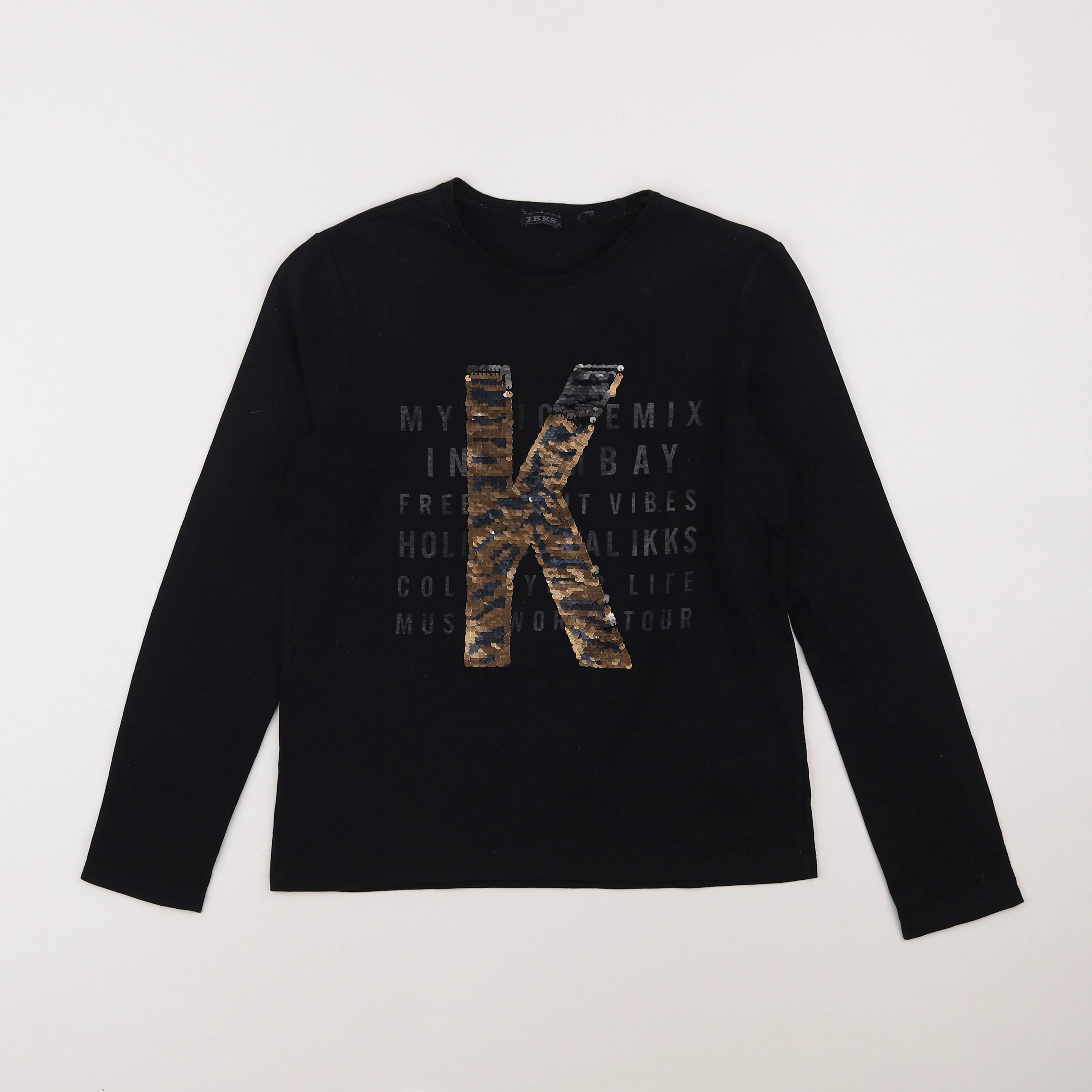 IKKS - tee-shirt noir - 12 ans