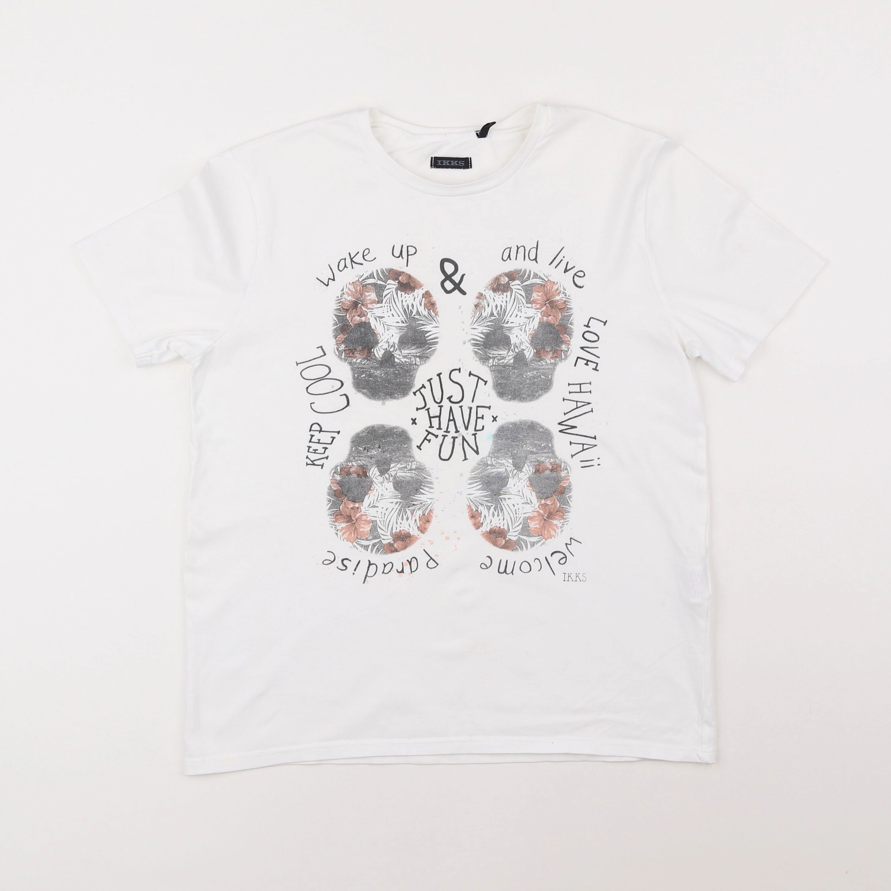 IKKS - tee-shirt multicolore - 12 ans