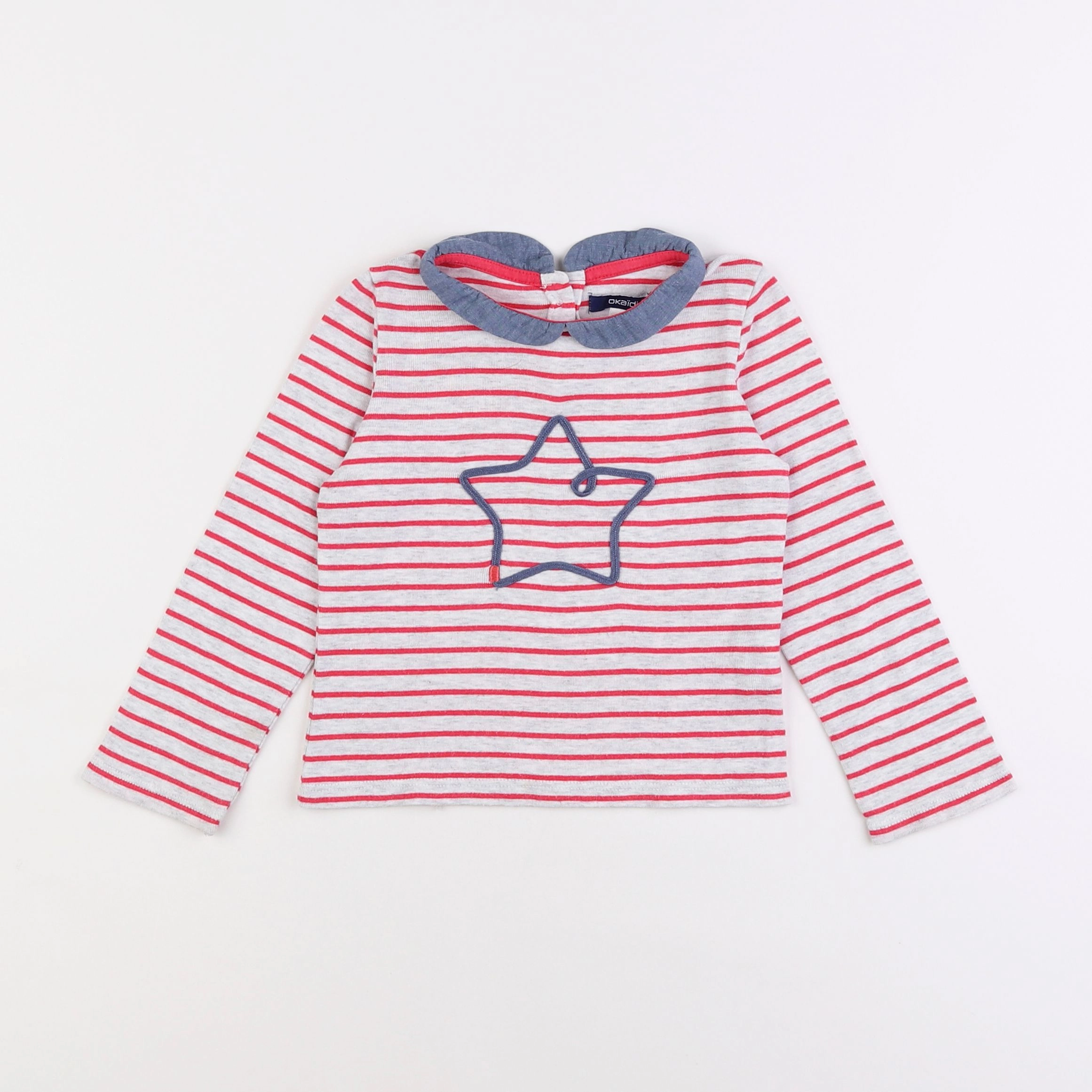 Okaidi - tee-shirt rose - 3 ans