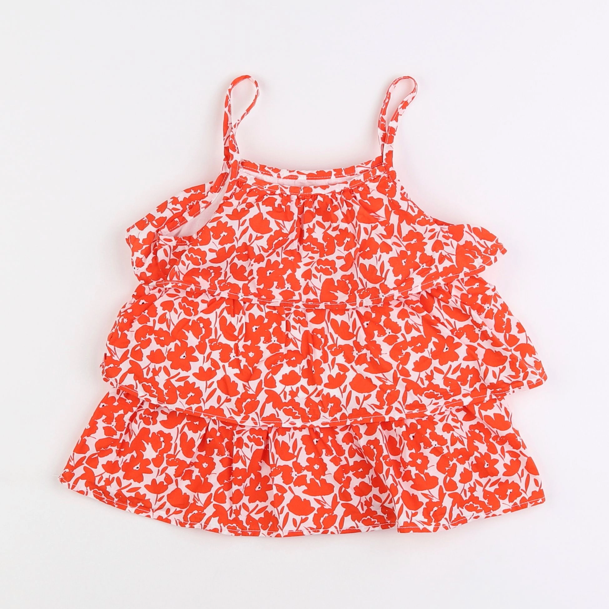 Vertbaudet - blouse orange - 6 ans