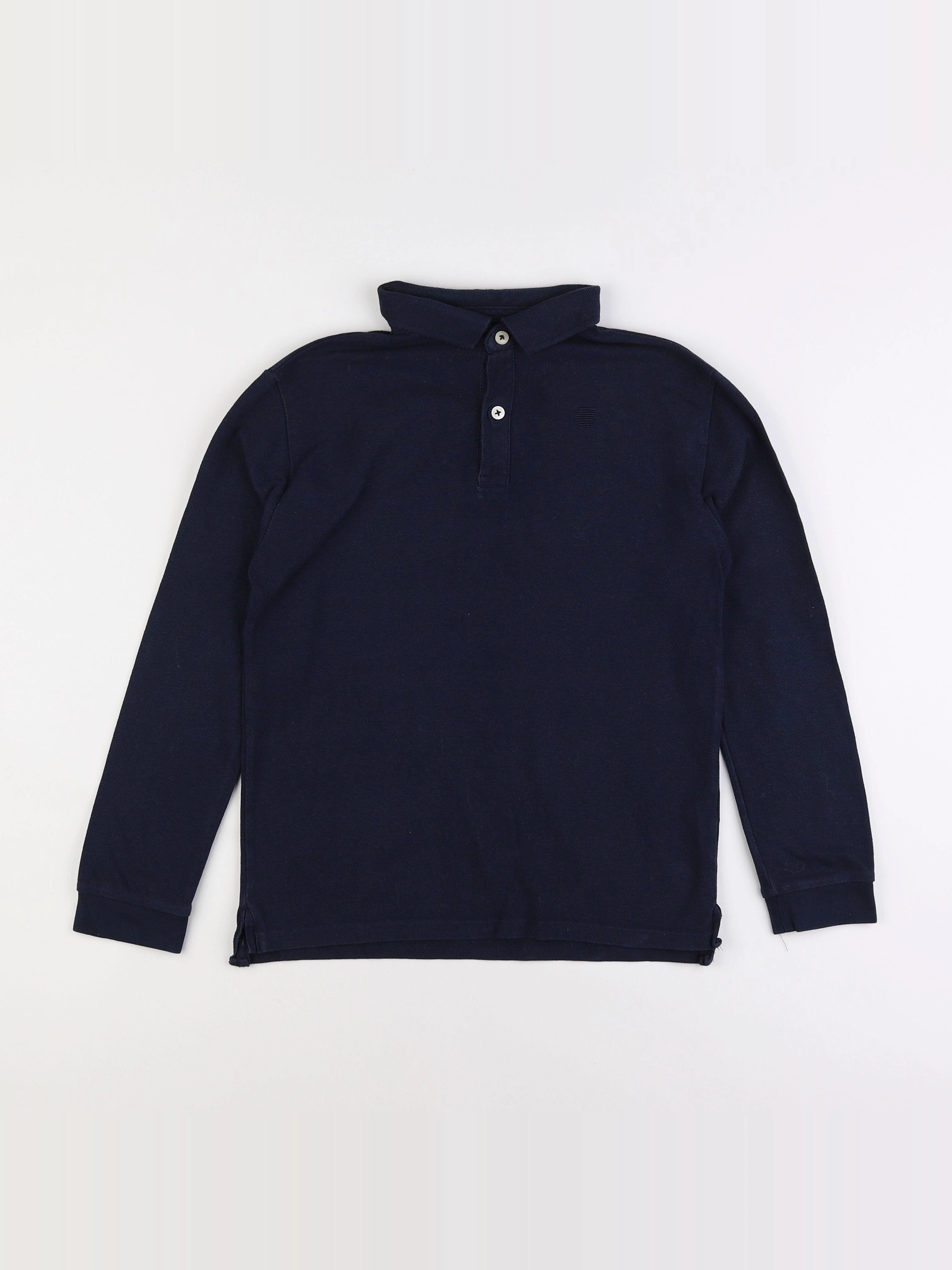 Zara - polo bleu - 10 ans
