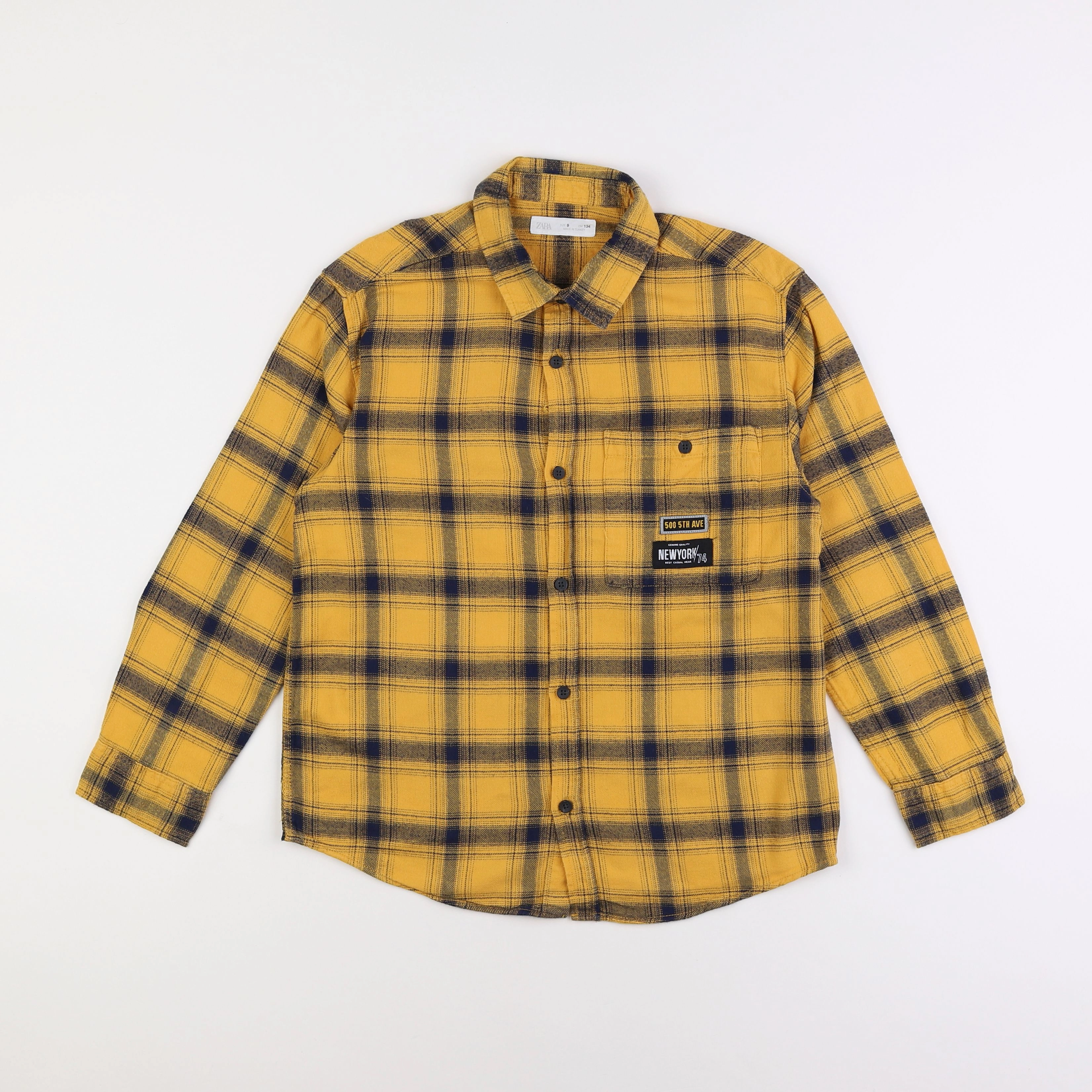 Zara - chemise jaune - 9 ans