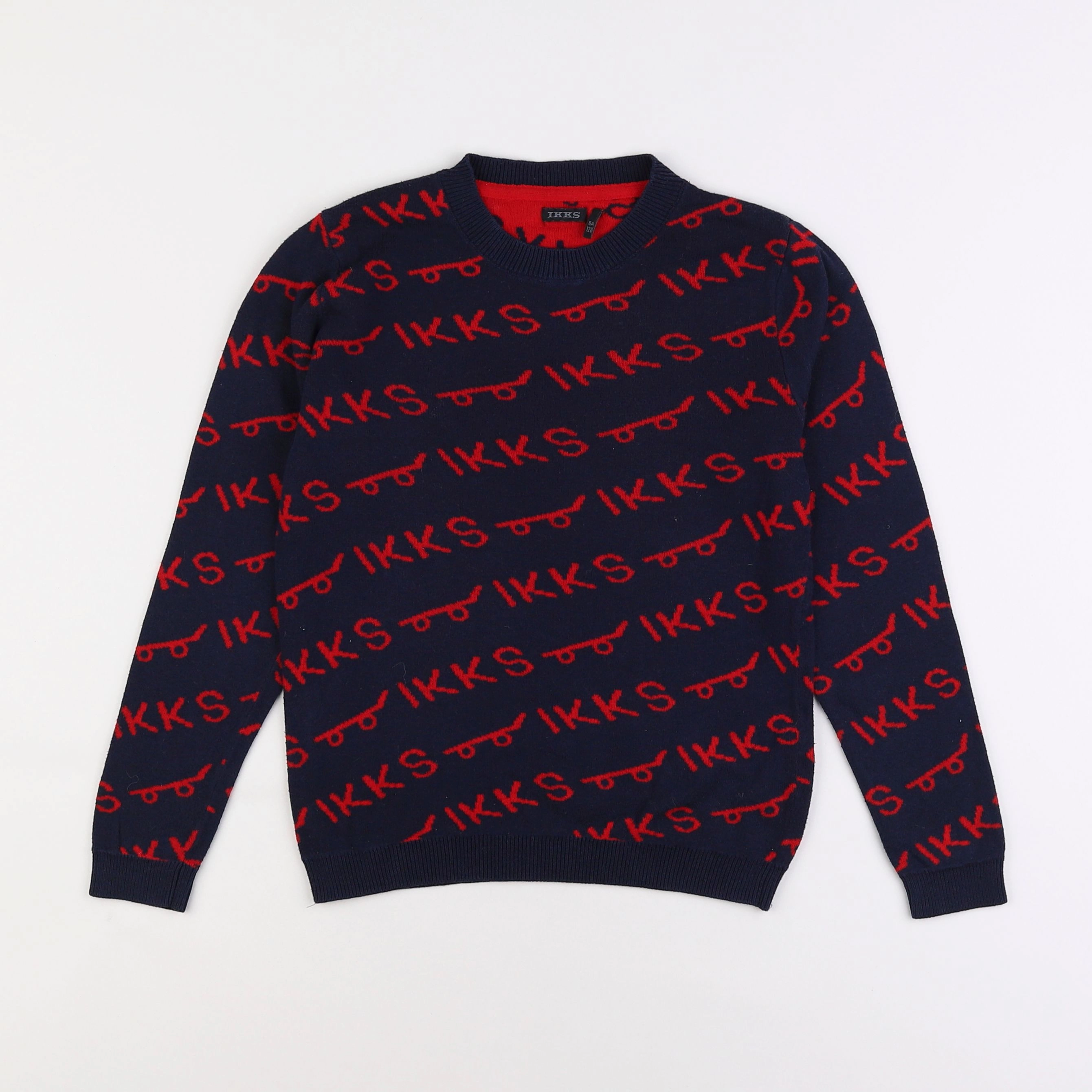 IKKS - pull rouge - 8 ans