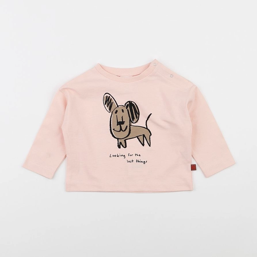 Wynken - Tee-shirt Animal Rose - 6 mois