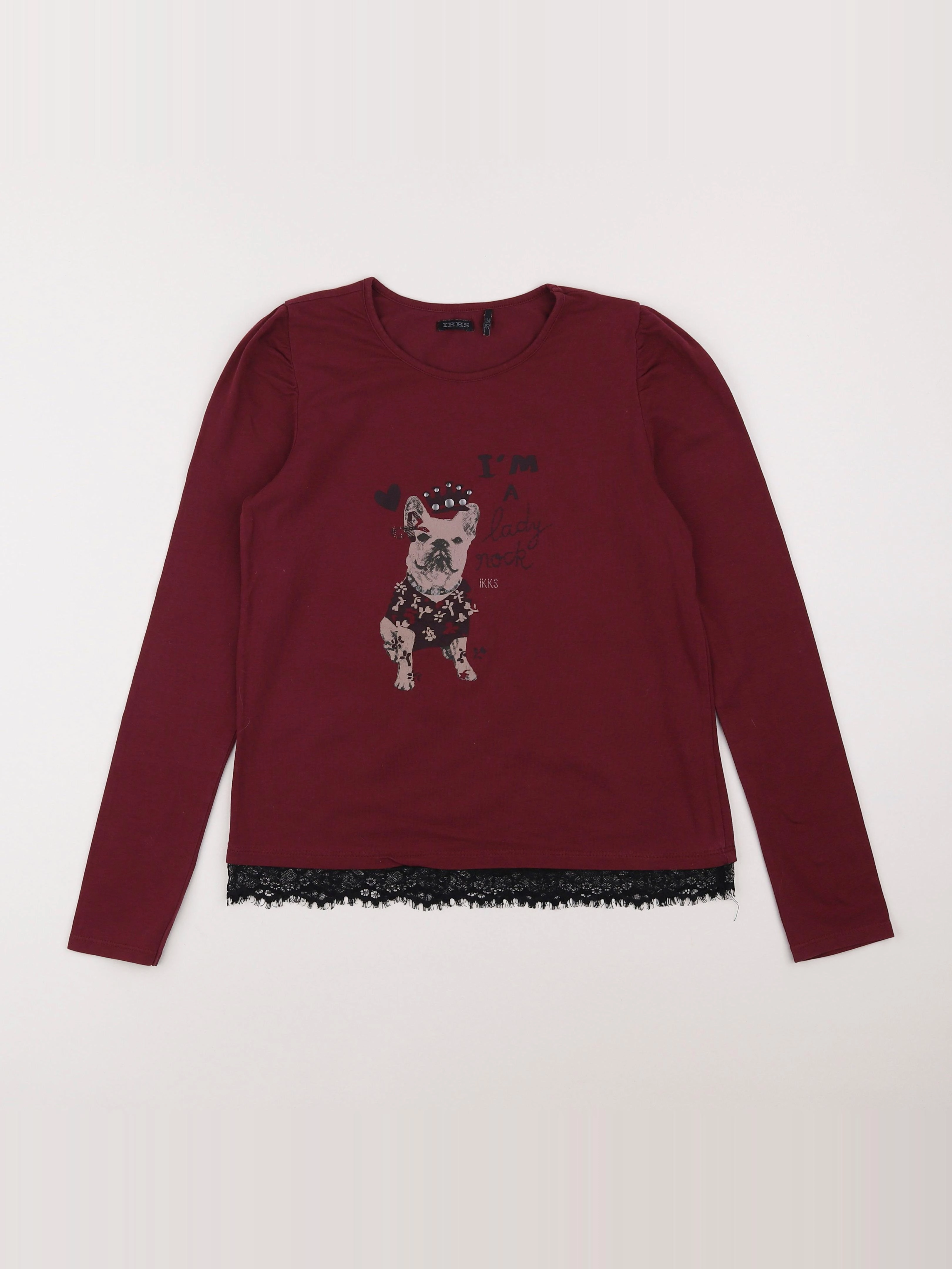 IKKS - tee-shirt rouge - 12 ans