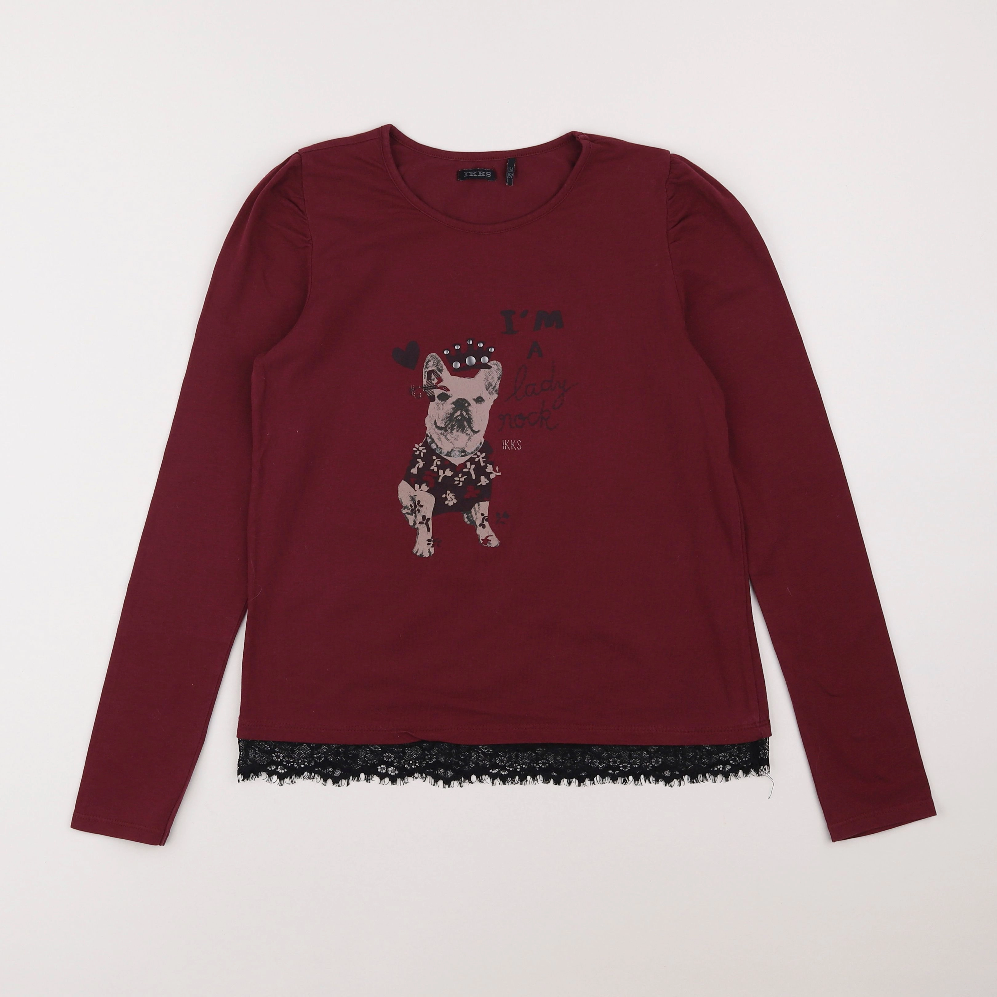 IKKS - tee-shirt rouge - 12 ans