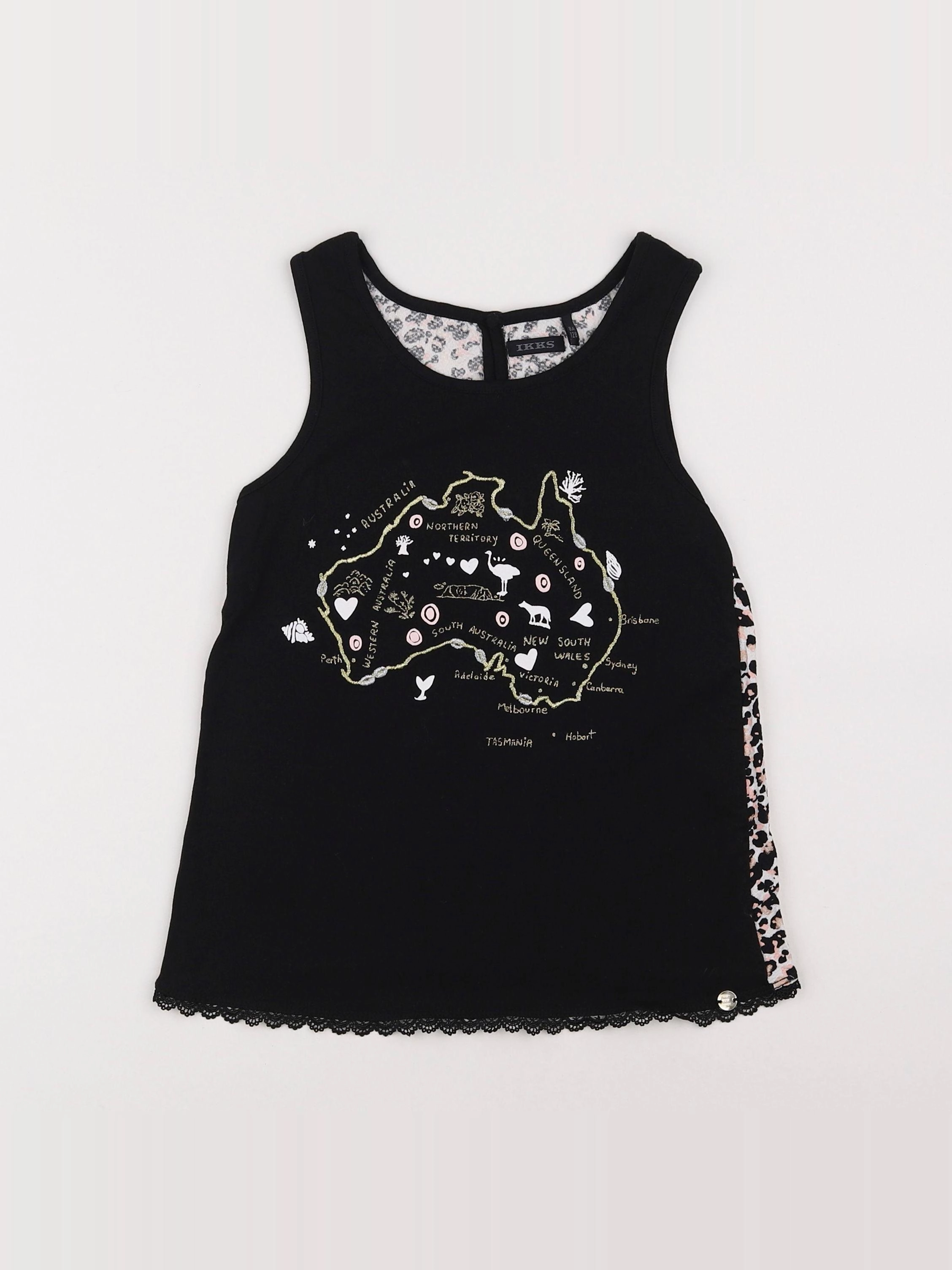 IKKS - tee-shirt noir - 8 ans