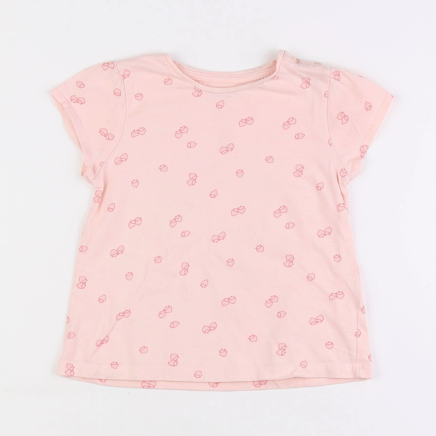 Vertbaudet - tee-shirt rose - 3 ans