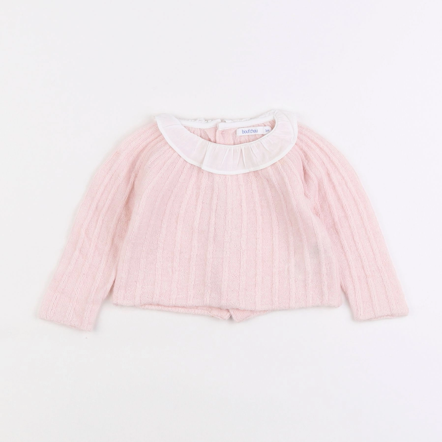 Boutchou - pull rose - 3 mois