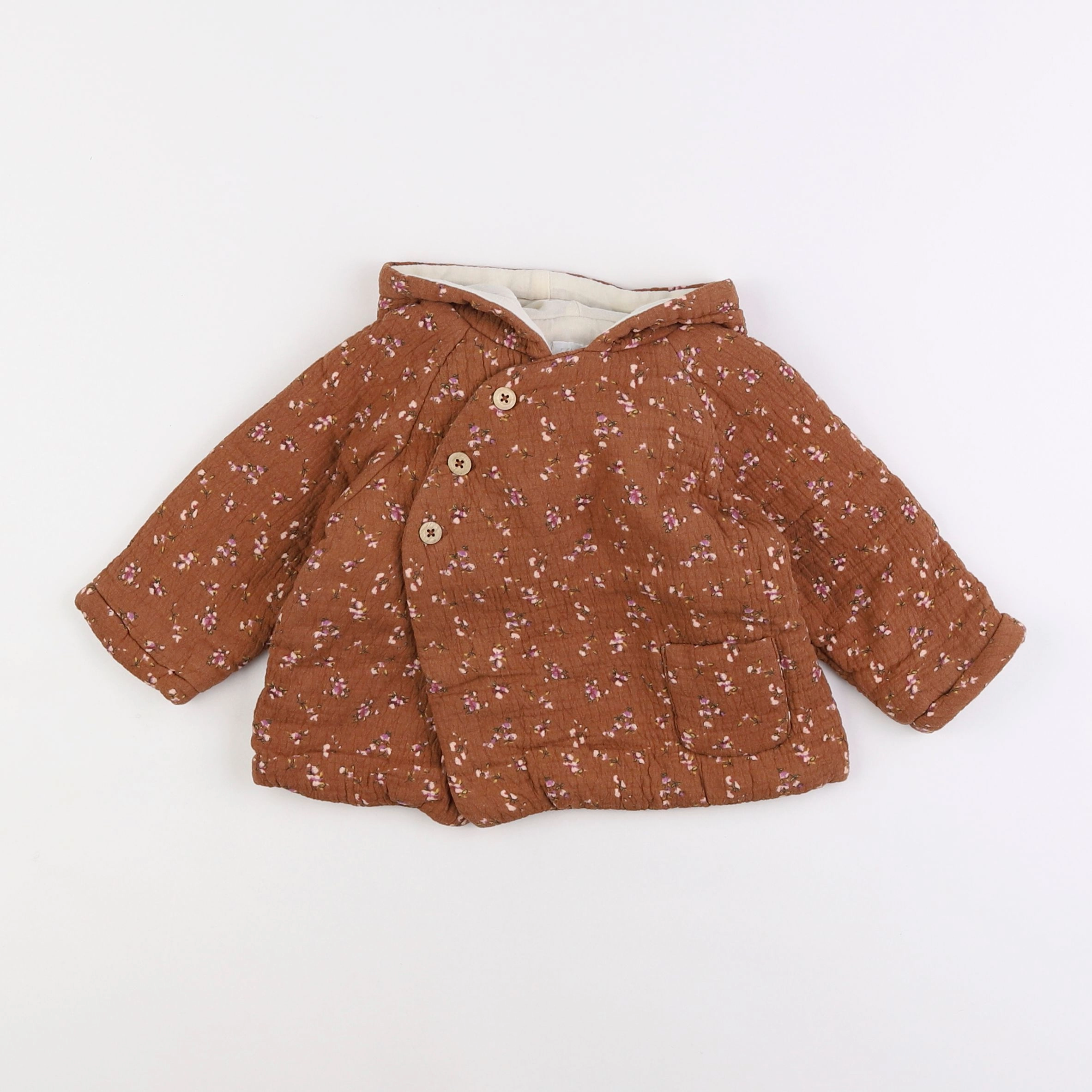 Zara - veste marron - 6/9 mois