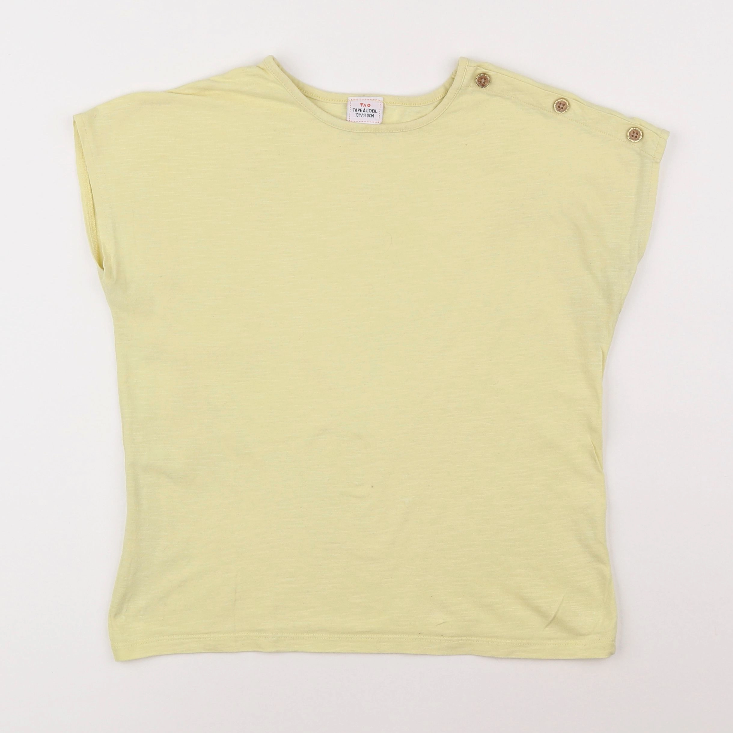 Tape à l'oeil - tee-shirt jaune - 10 ans