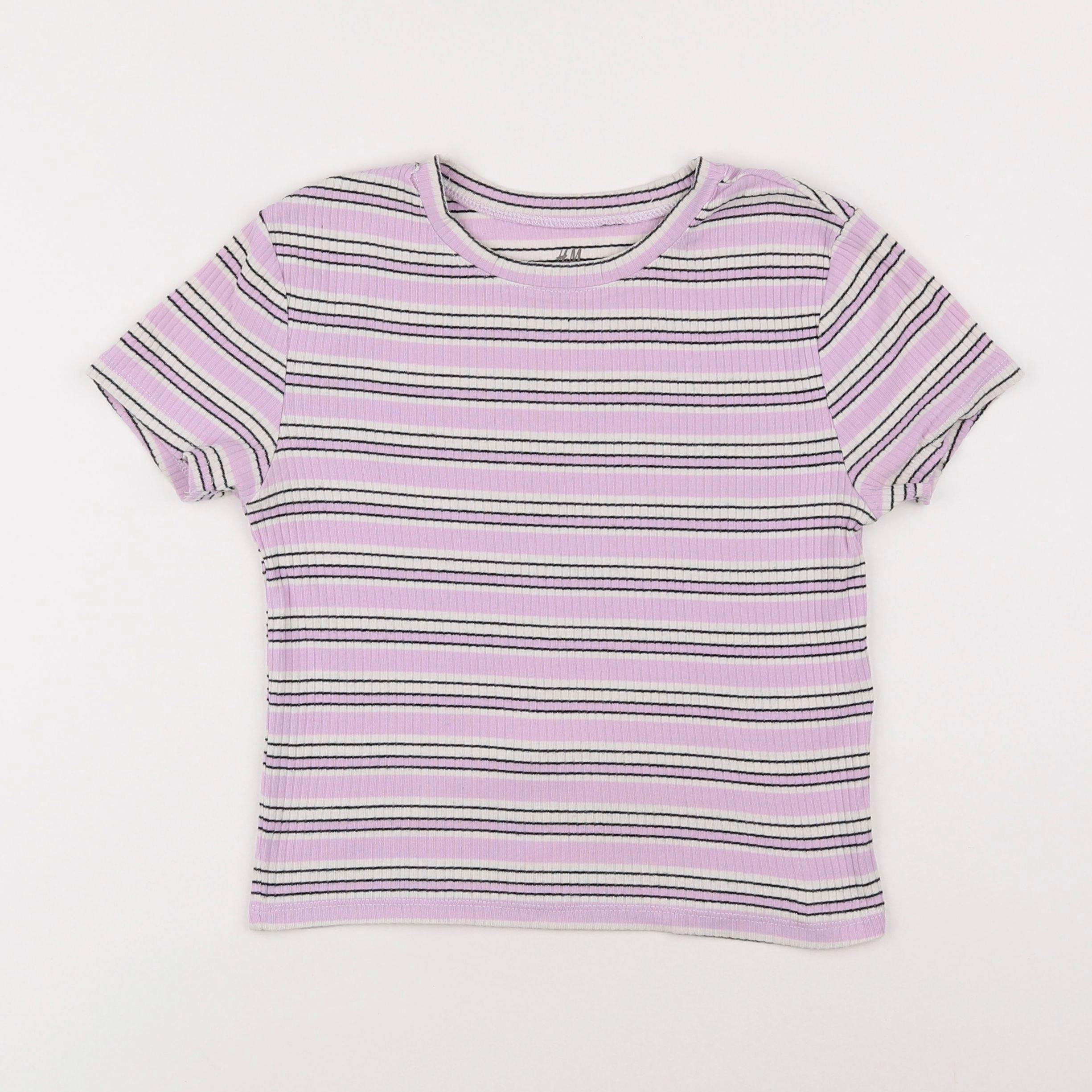 H&M - tee-shirt rose - 10/12 ans