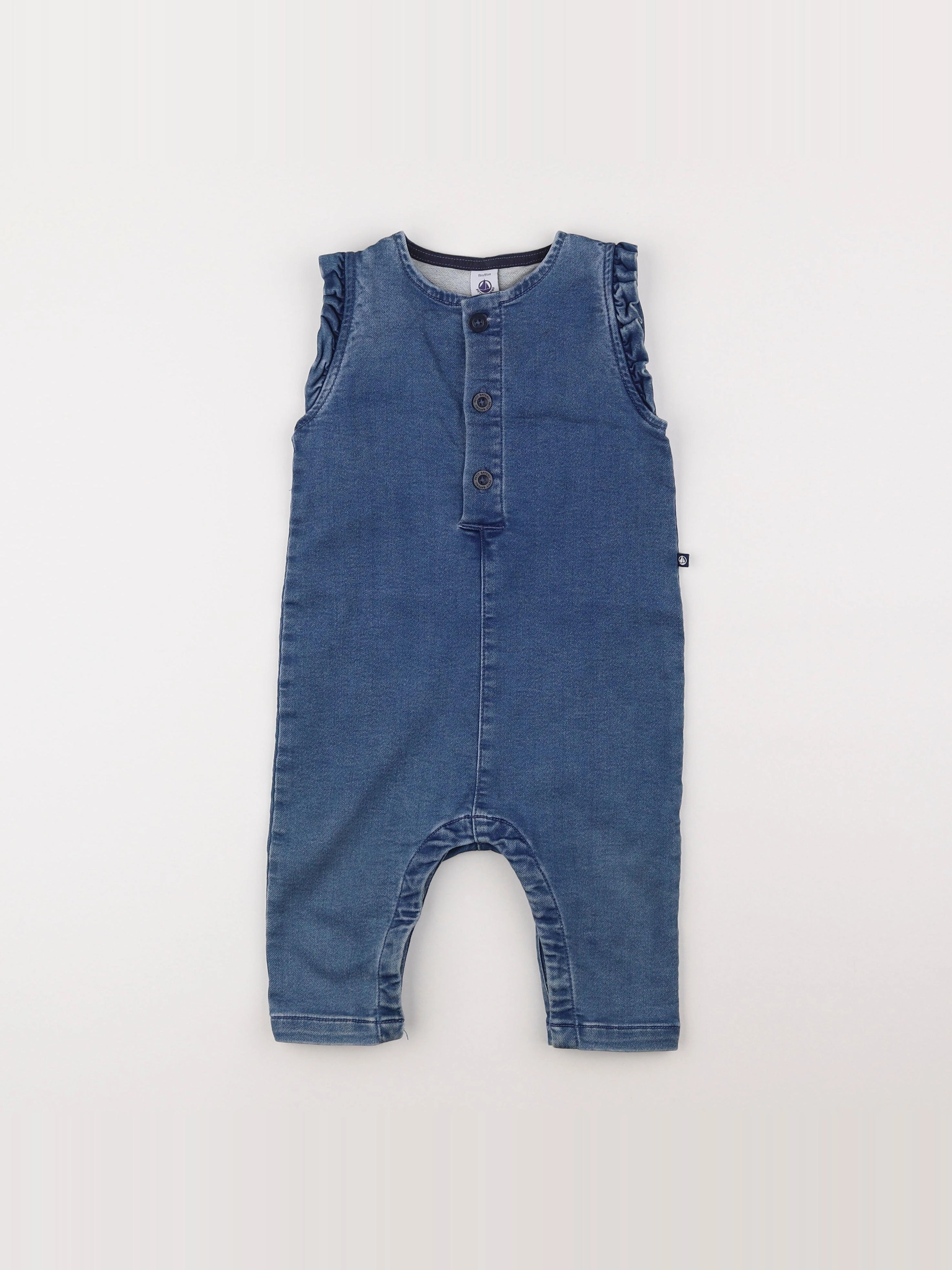 Petit Bateau - combinaison bleu - 18 mois