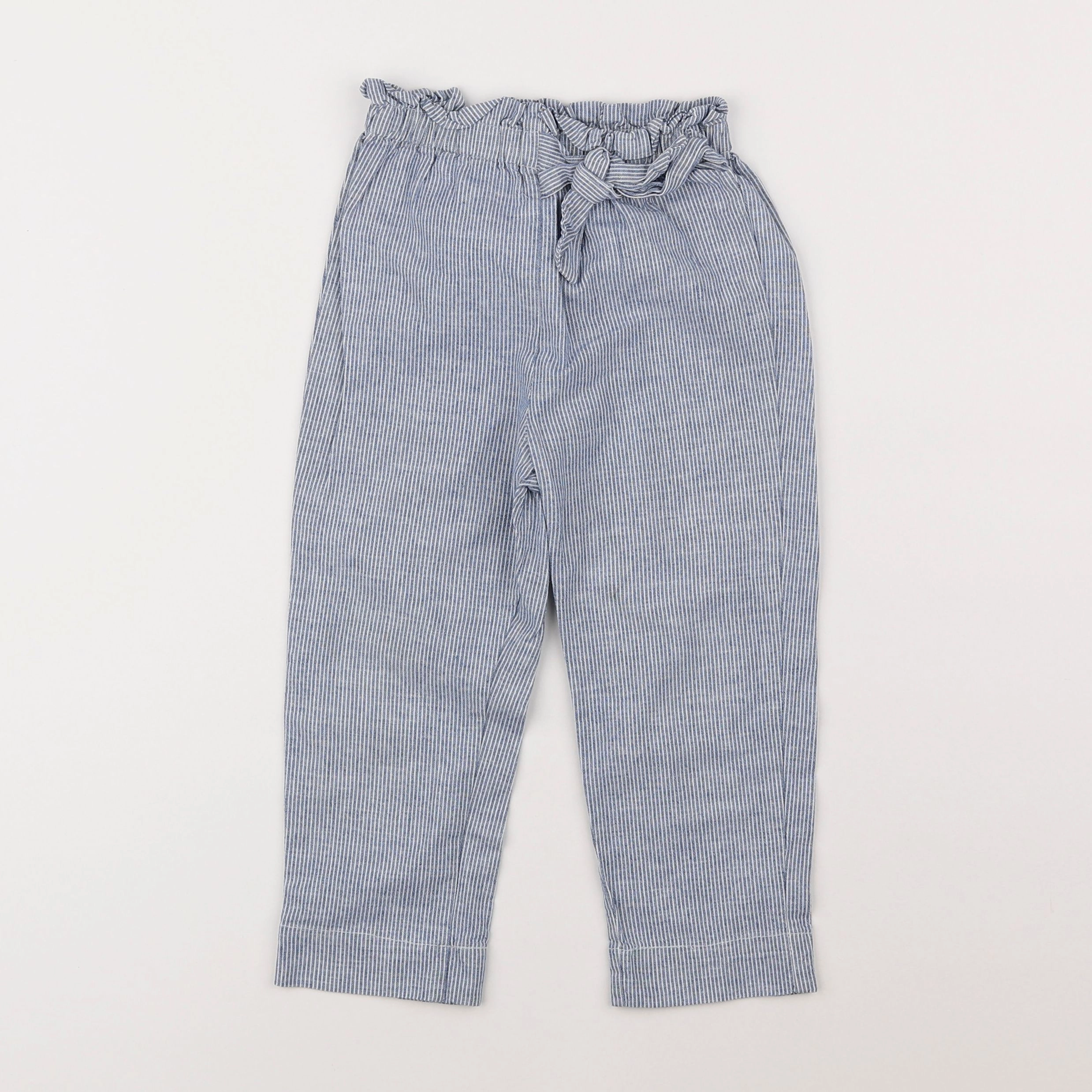 Vertbaudet - pantalon bleu - 4 ans