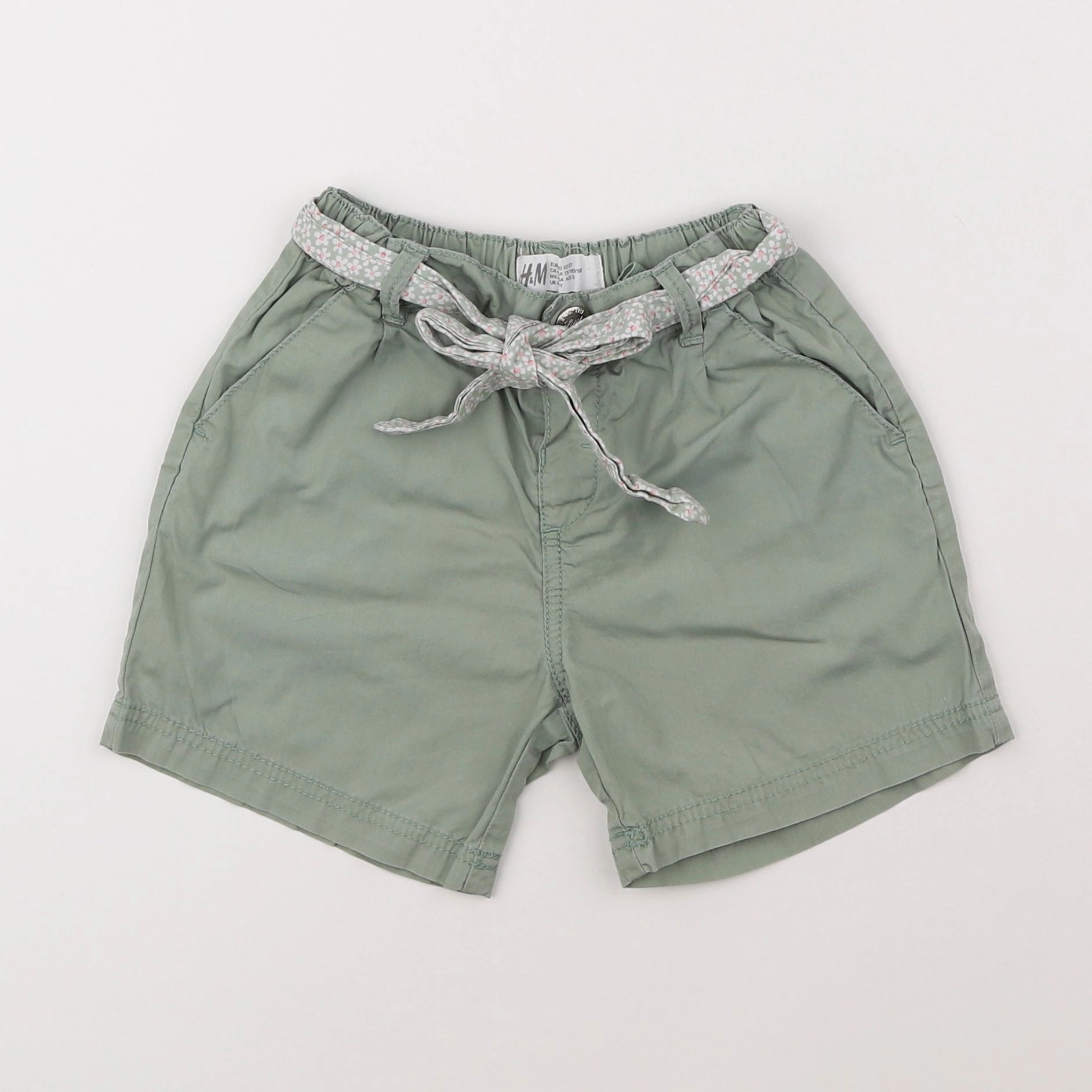 H&M - short vert - 4/5 ans