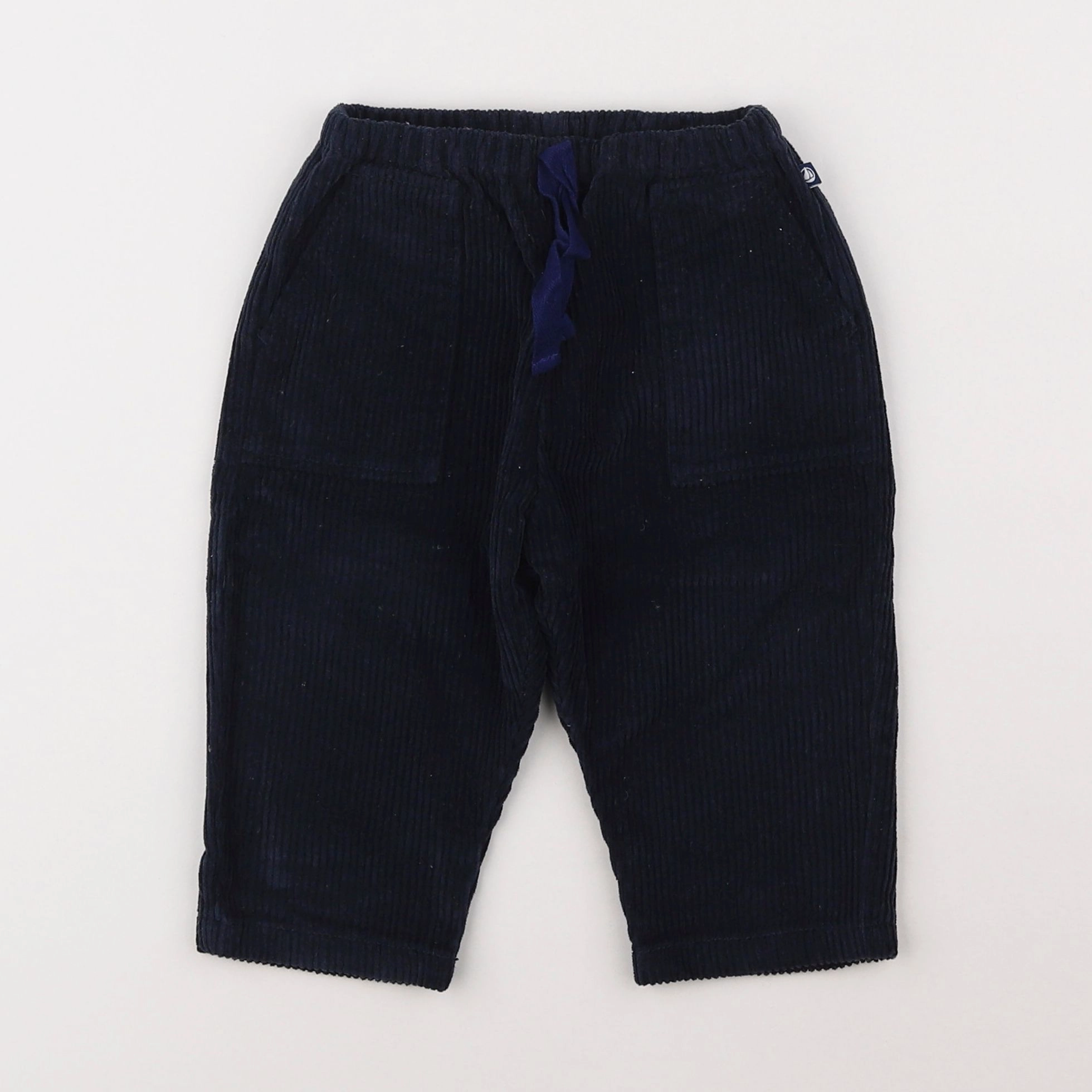 Petit Bateau - pantalon bleu - 18 mois