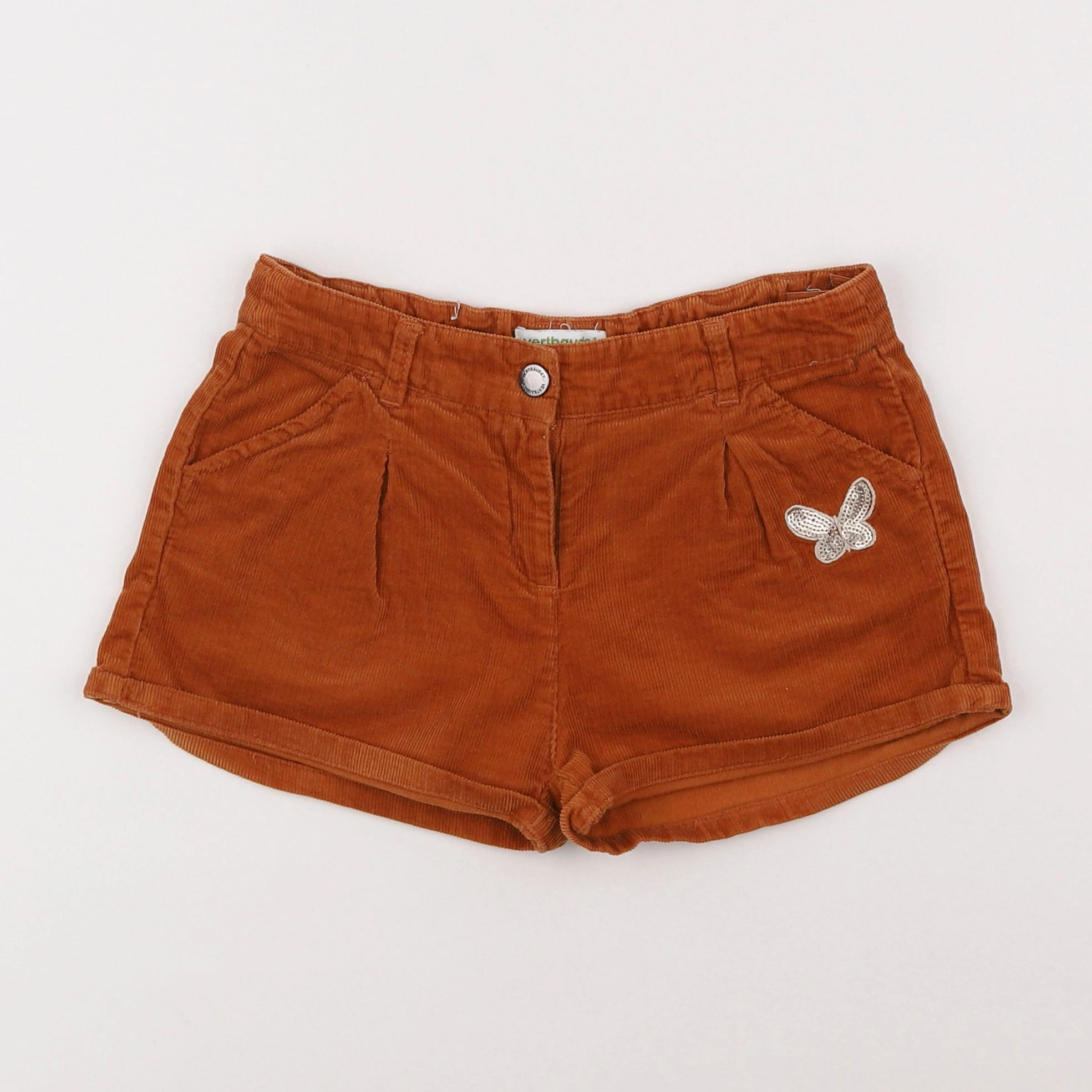 Vertbaudet - short marron - 8 ans