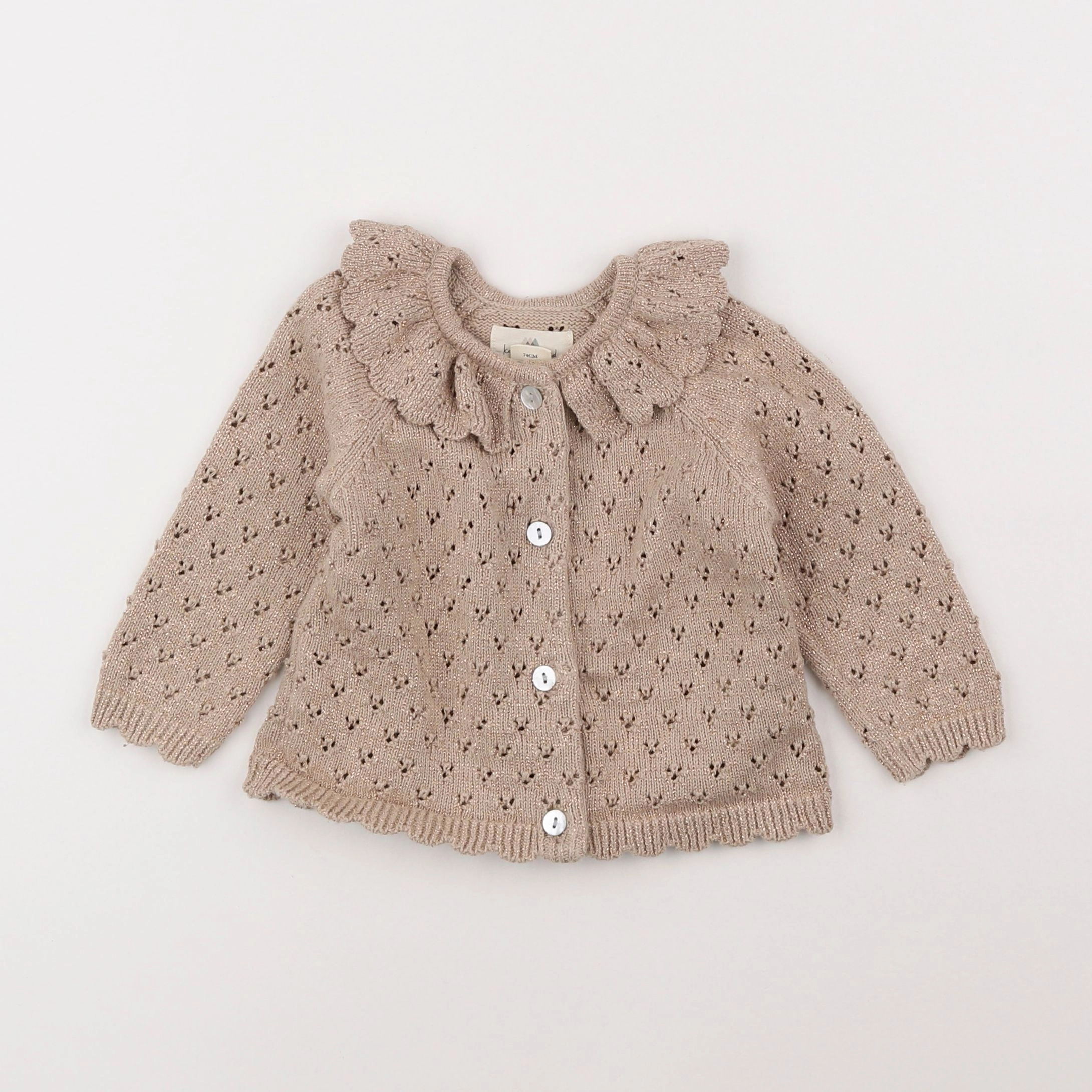 Konges slojd - gilet beige - 9 mois