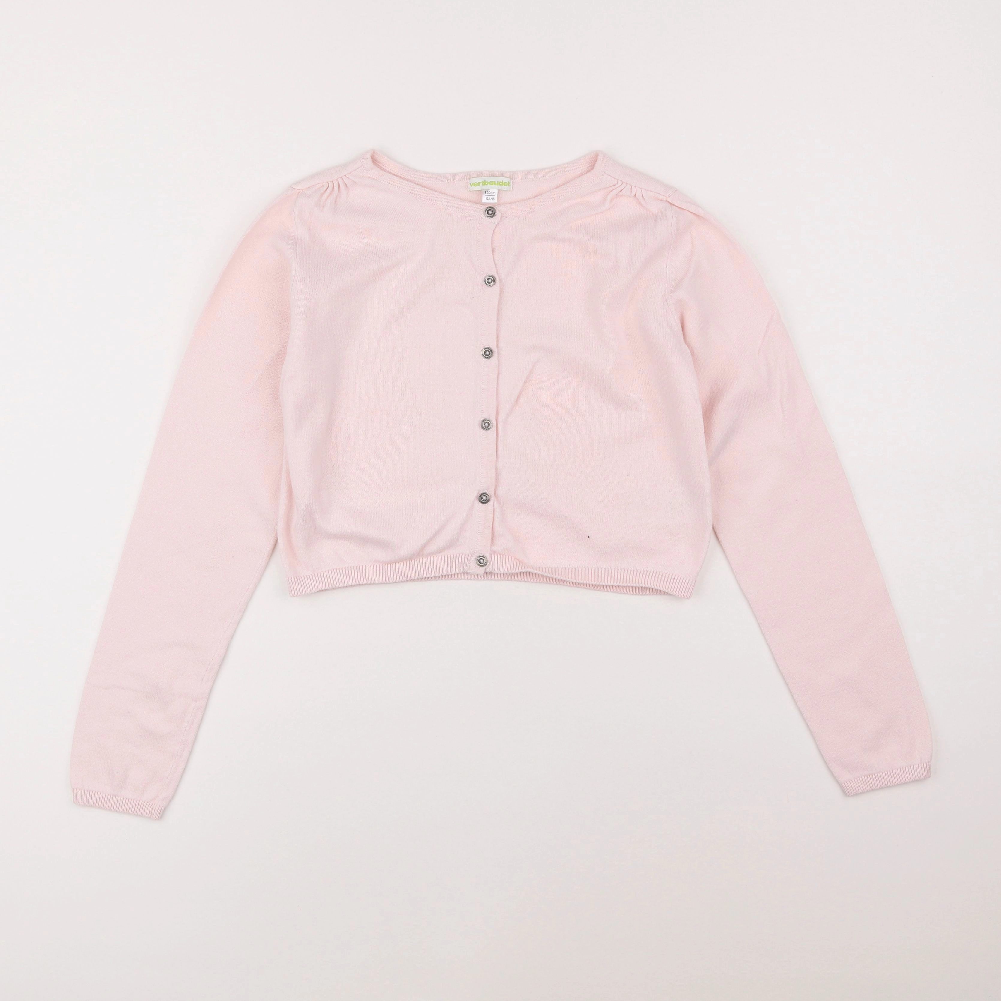 Vertbaudet - gilet rose - 12 ans