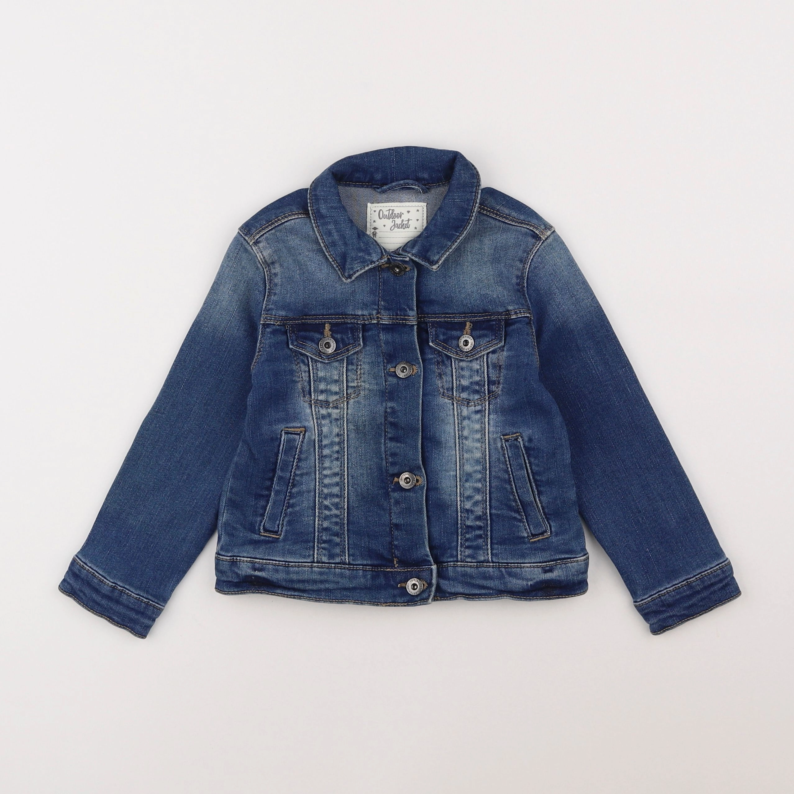 Vertbaudet - veste bleu - 3 ans