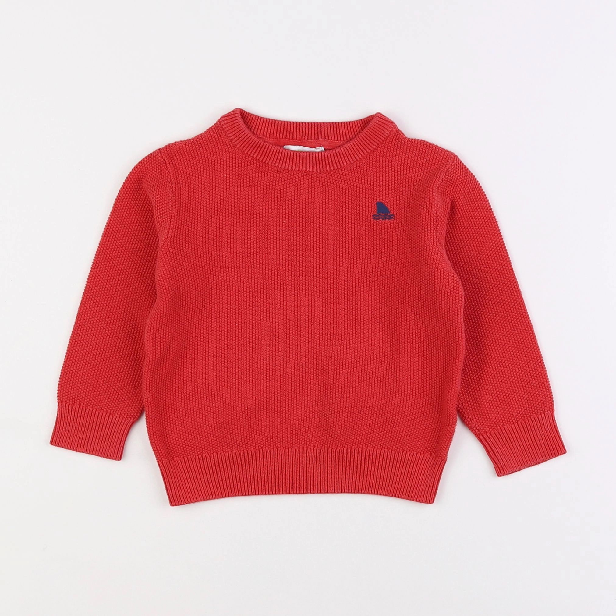 Vertbaudet - pull rouge - 3 ans