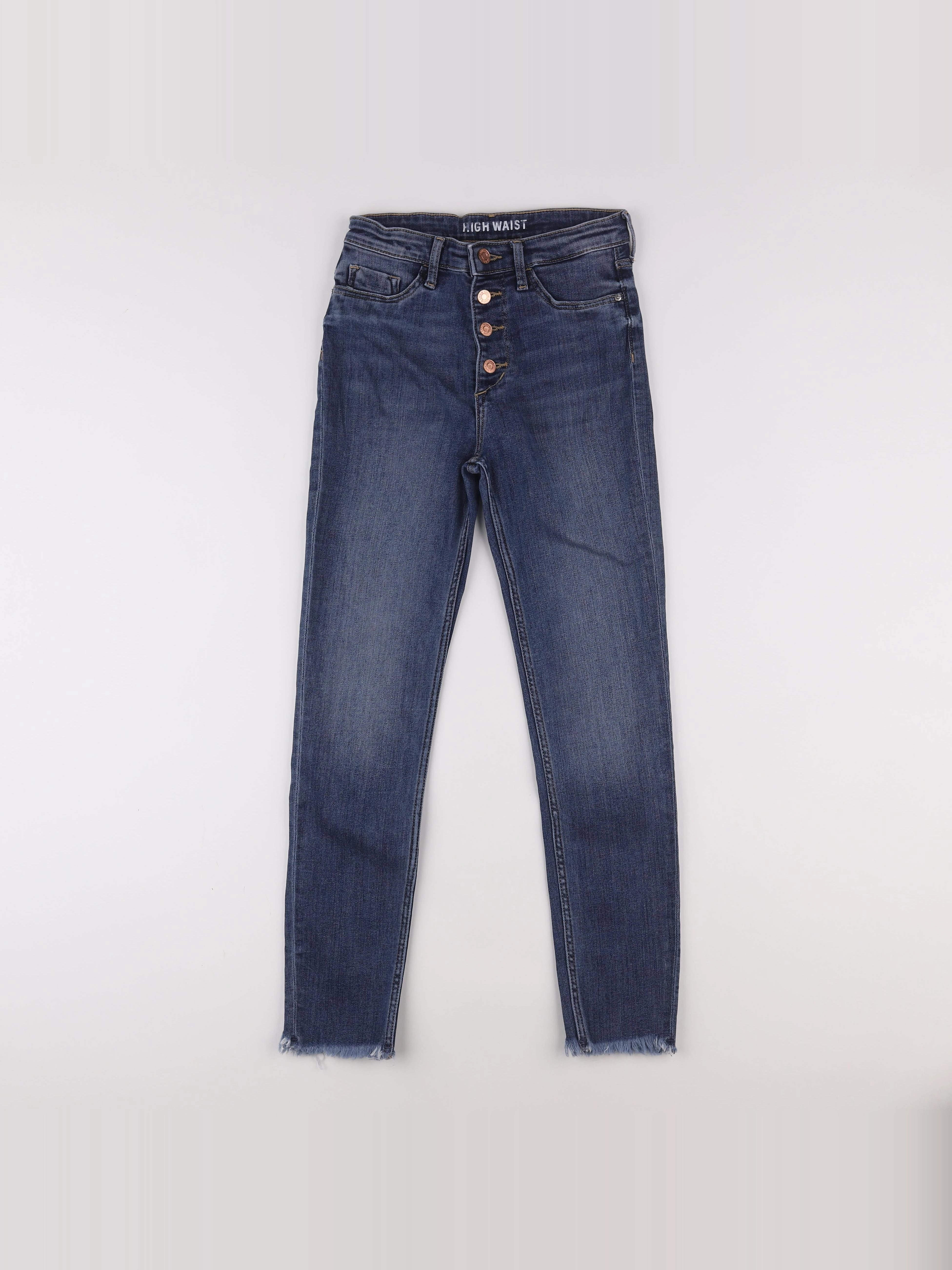 H&M - jean bleu - 9/10 ans