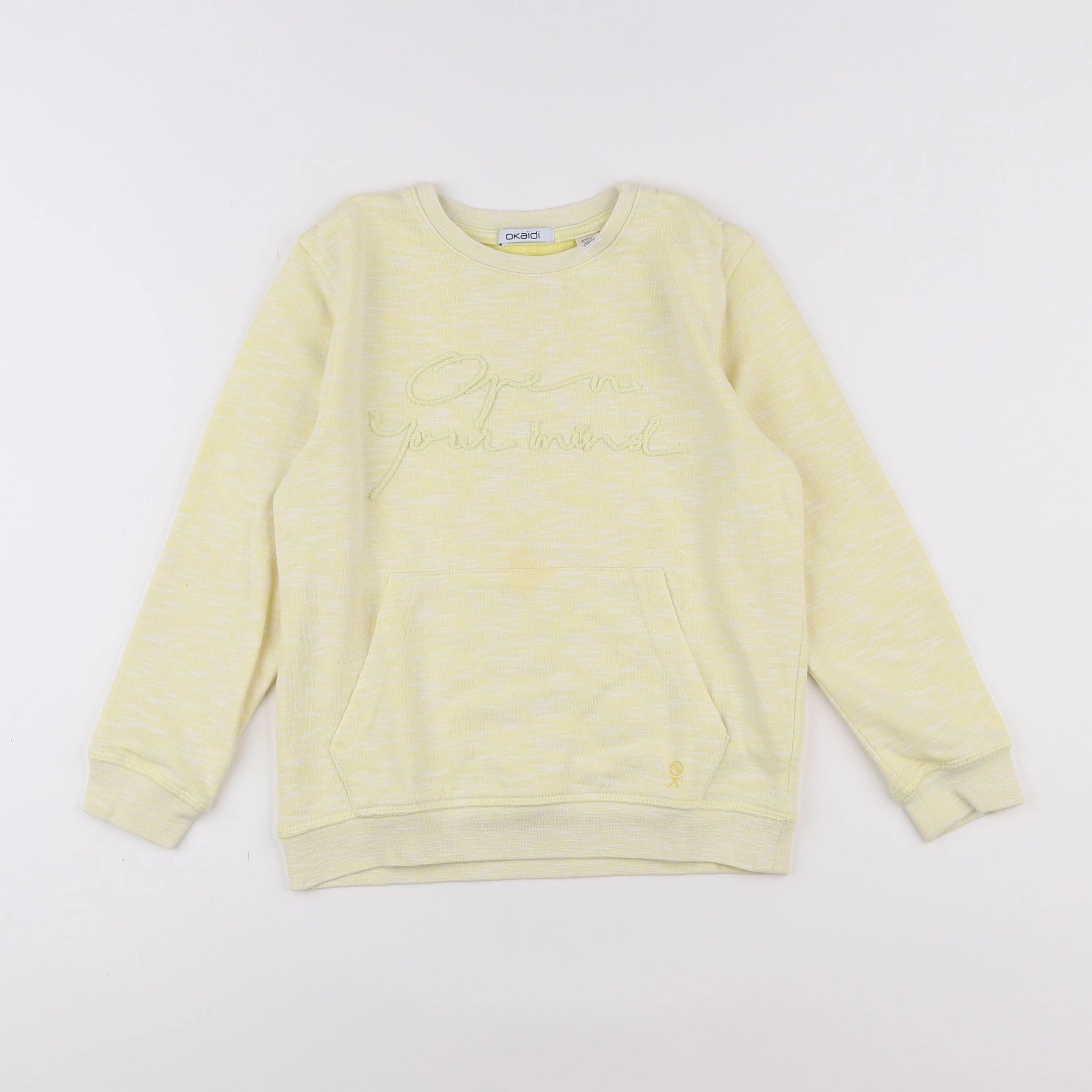 Okaidi - sweat jaune - 8 ans