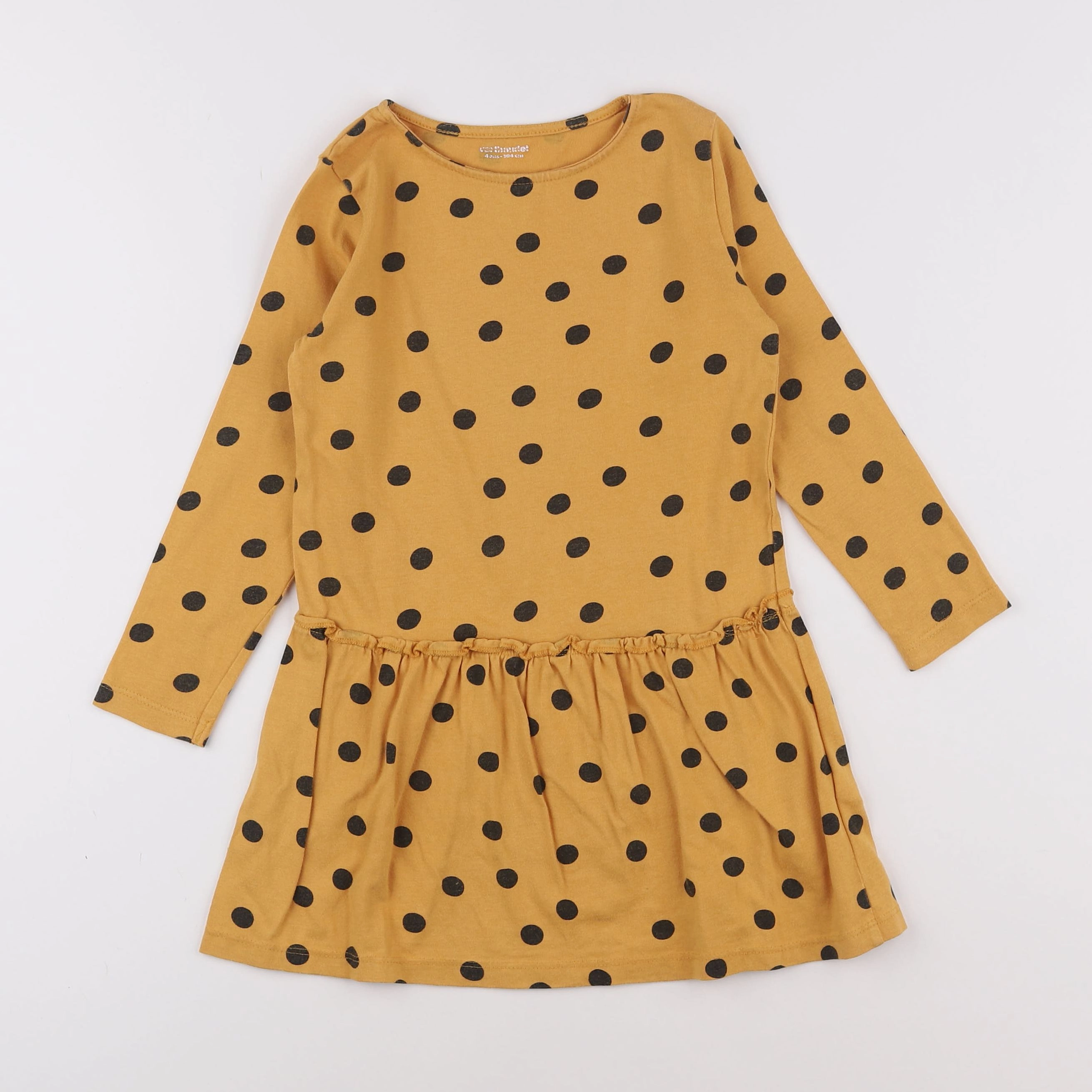 Vertbaudet - robe jaune - 4 ans