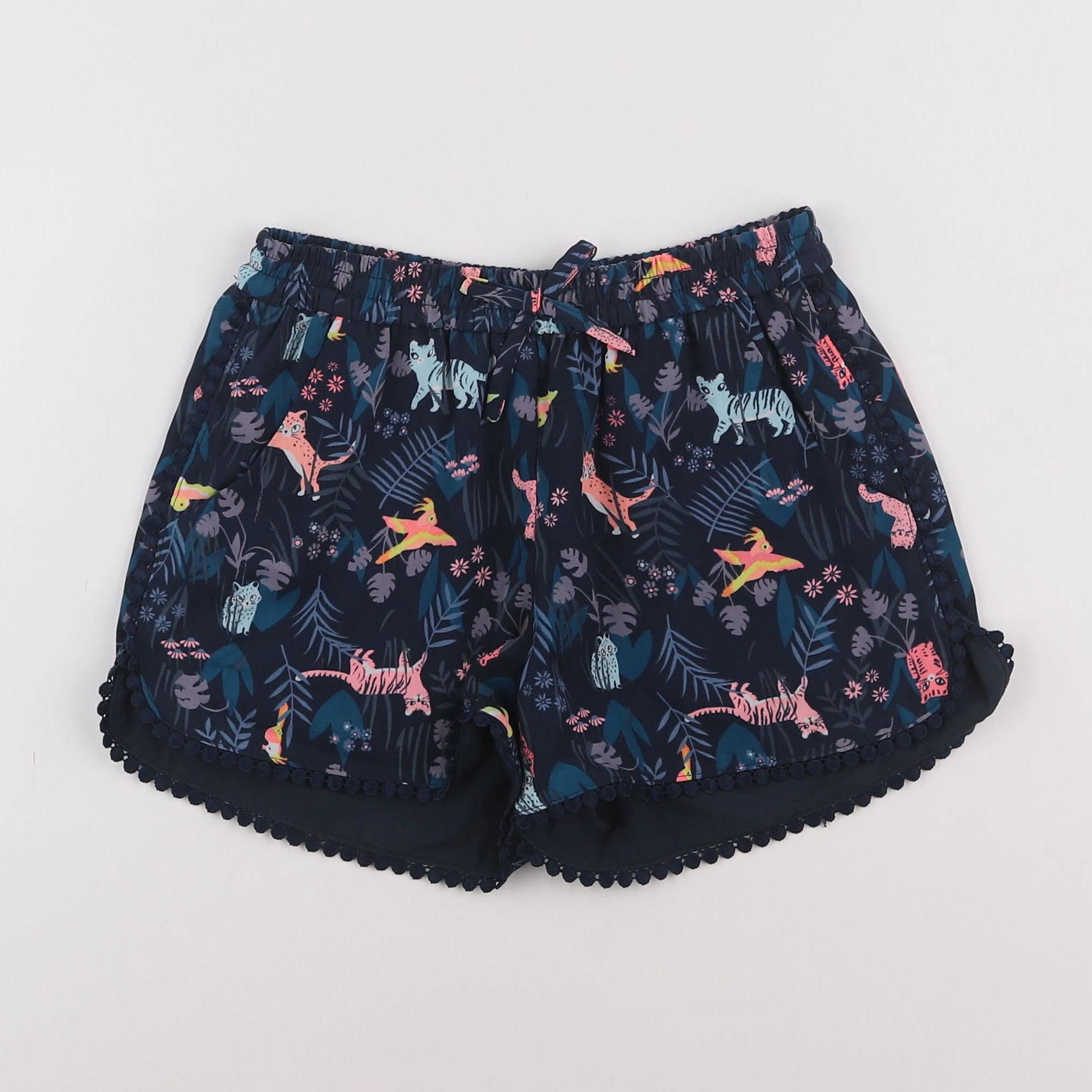 H&M - short bleu - 8/9 ans