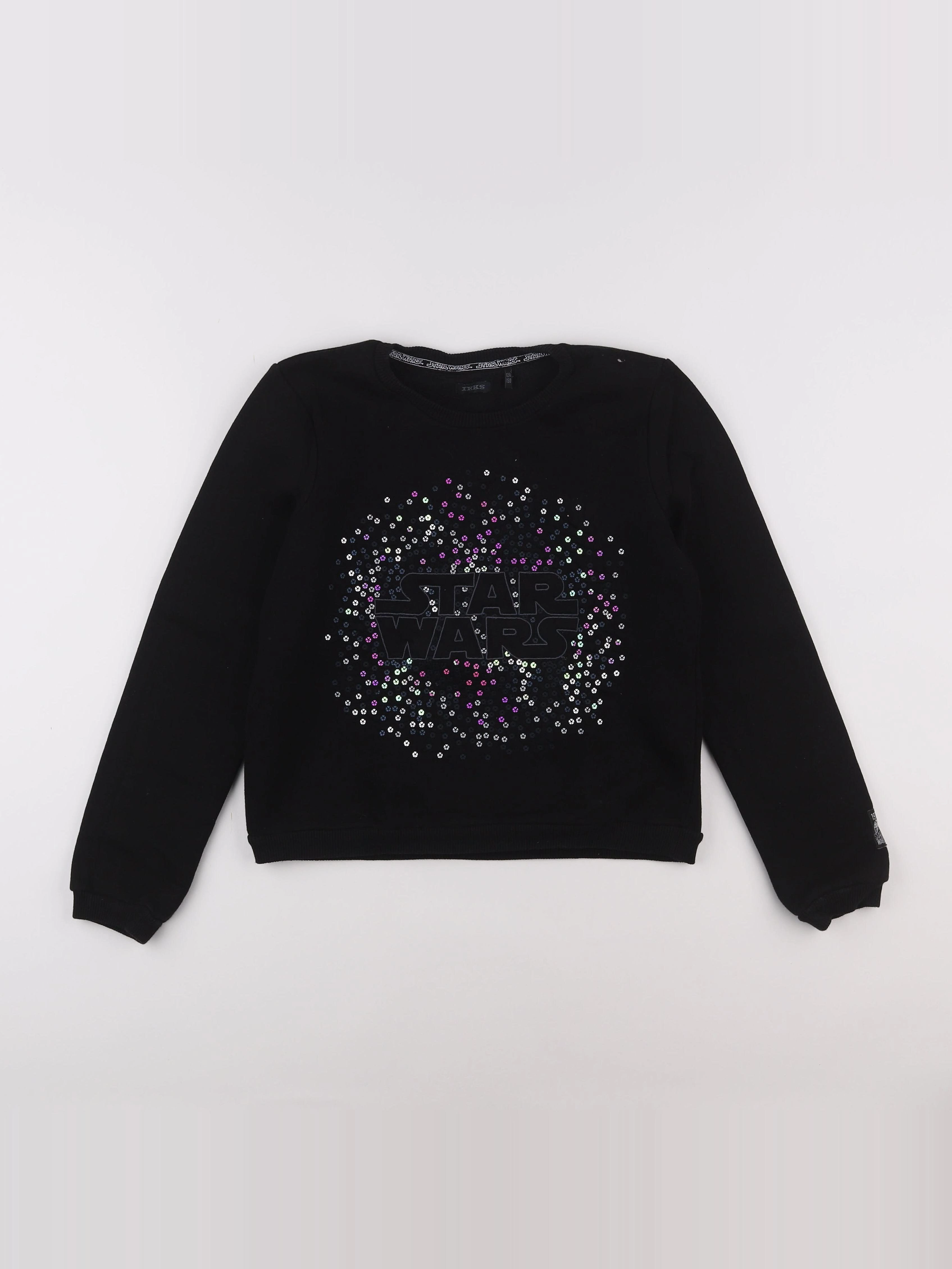 IKKS - sweat noir - 12 ans