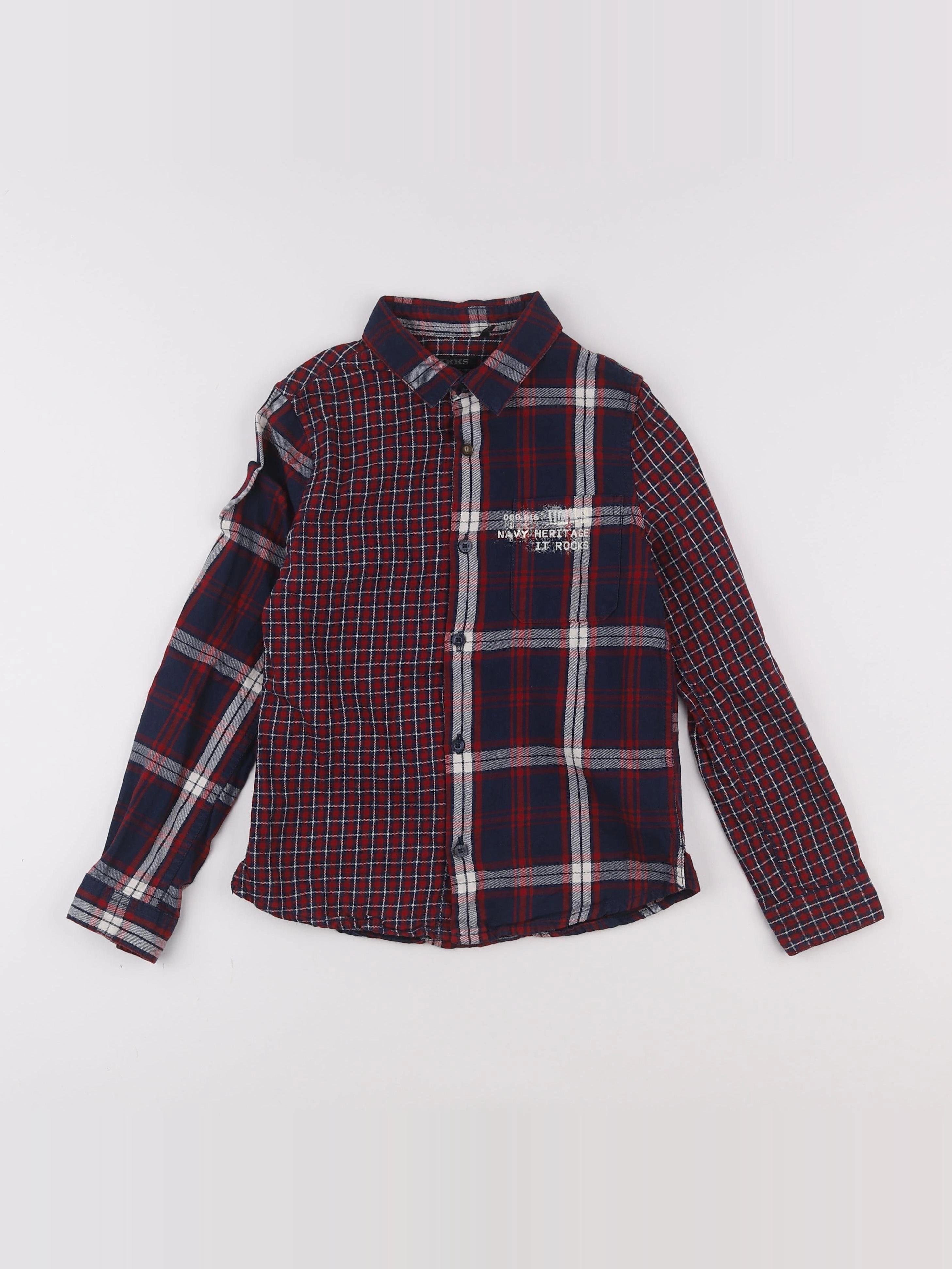 IKKS - chemise rouge - 8 ans