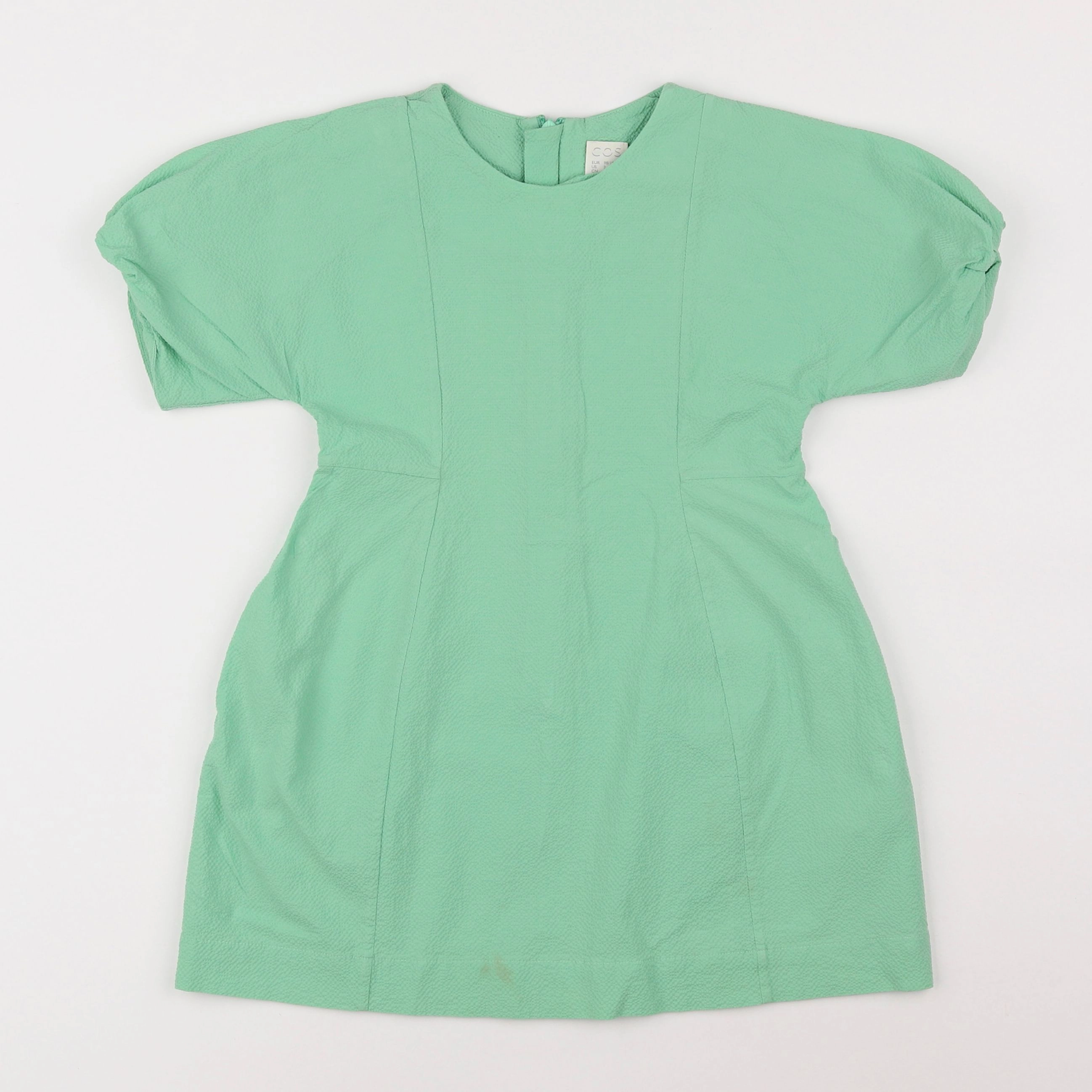 COS - robe vert - 2/4 ans